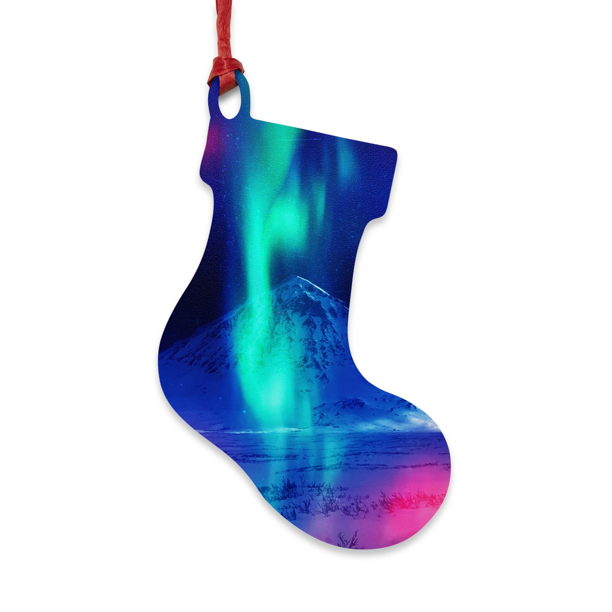 Lighted String Matanuska Dreams Wooden Ornaments