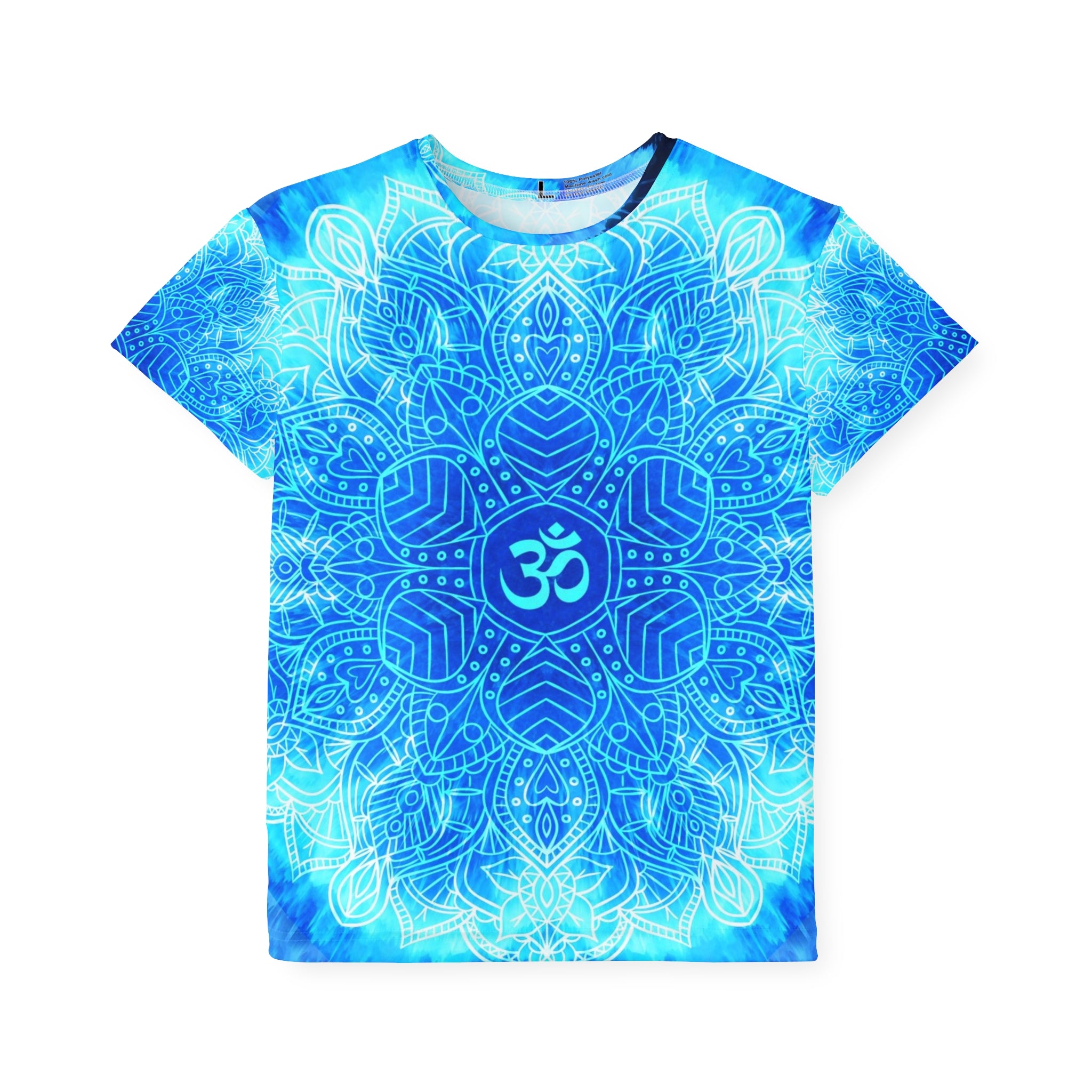 Amen Jin's Blue Fire Om Meditations Kids Sports Jersey