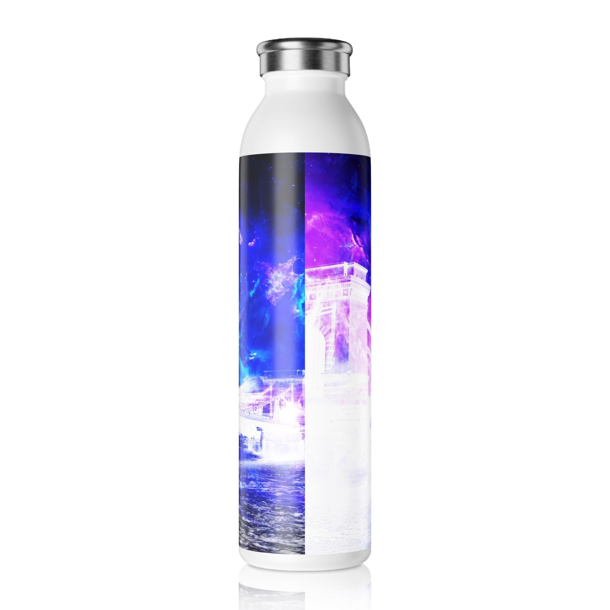 Ad Amoreum Amisi Amethyst Sapphire Dreams Slim Water Bottle