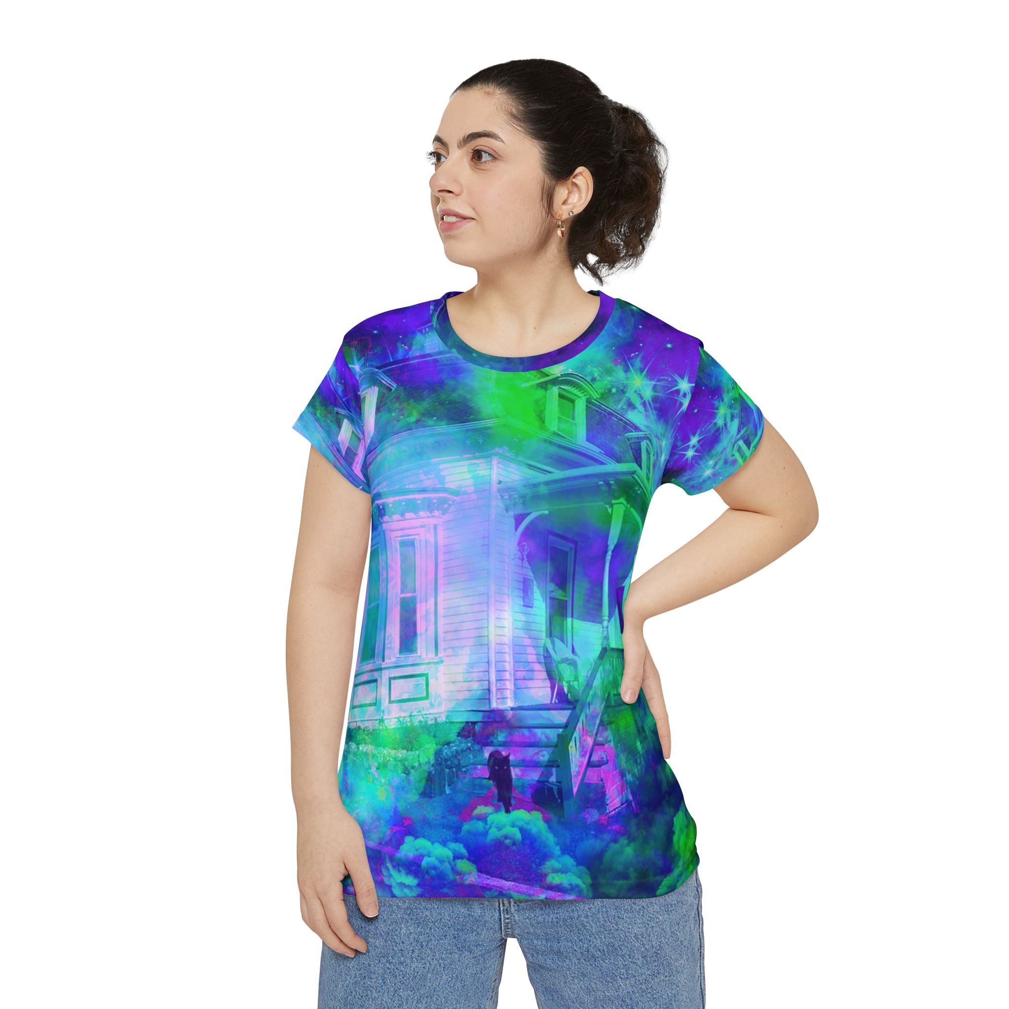 Katerina's Now and Forever Salem Hocus Pocus Dreams Women's Short Sleeve Shirt