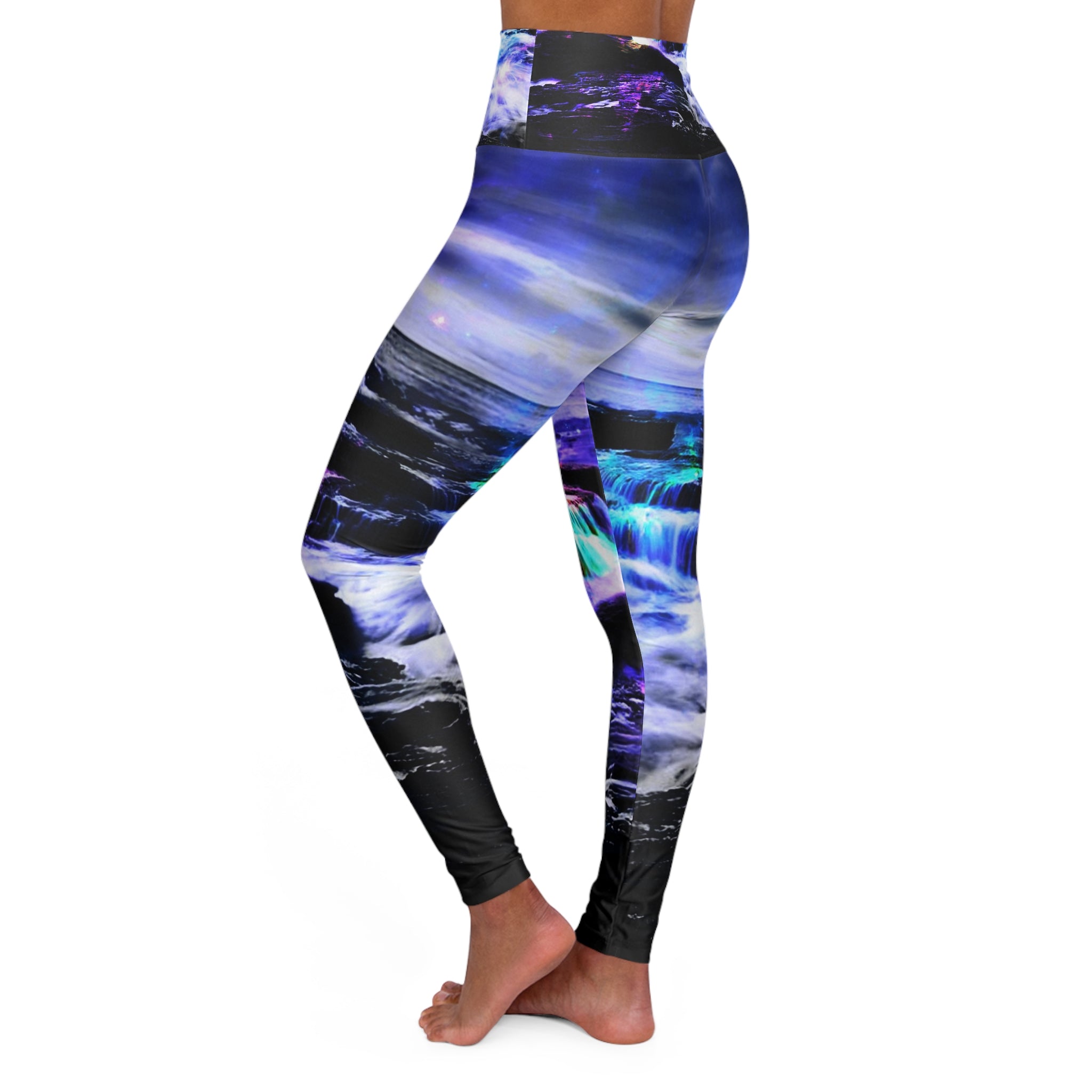 Ad Amorem Amisi Majical Sea Dreams High Waisted Yoga Leggings