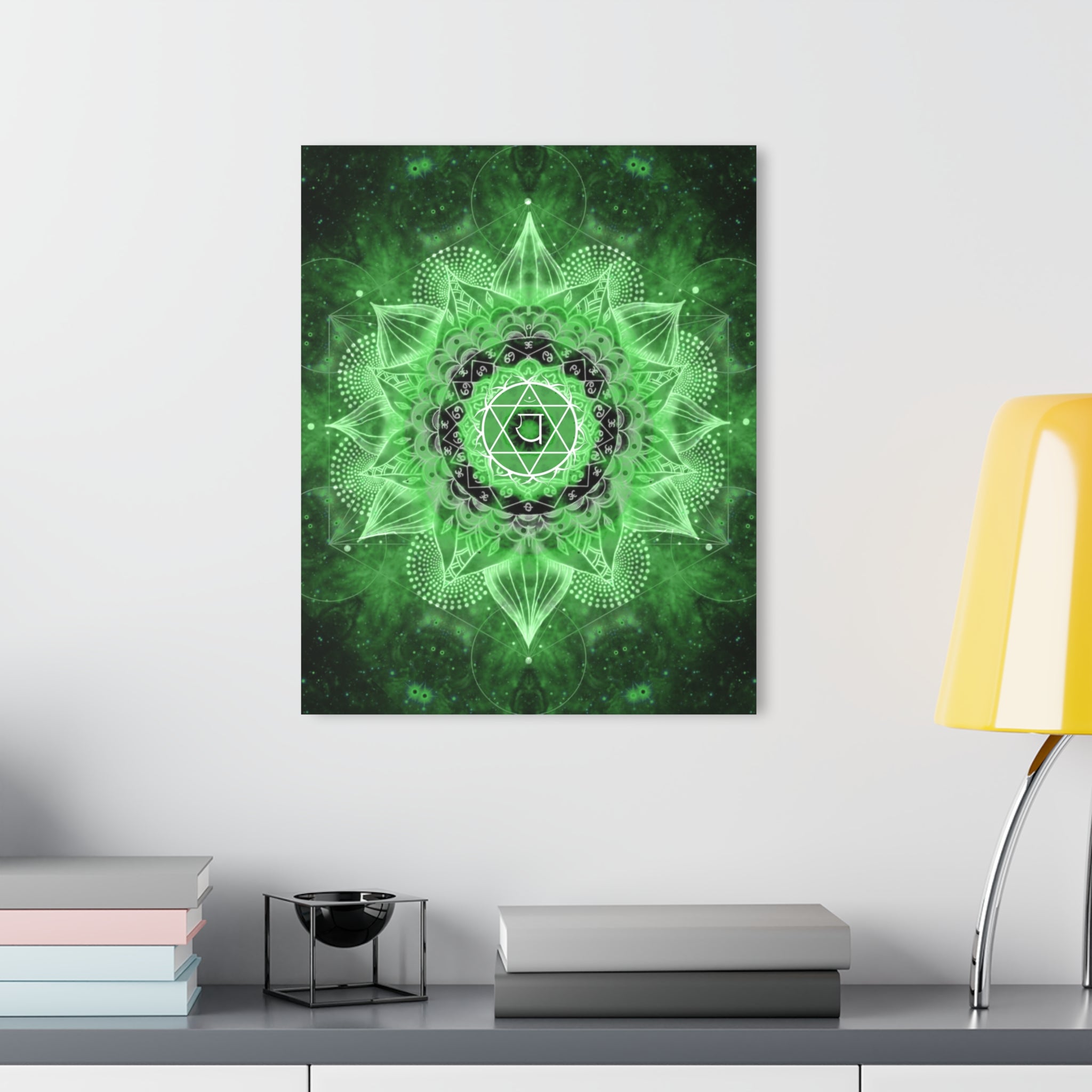 Anahata Meditations Acrylic Print (French Cleat Hanging)