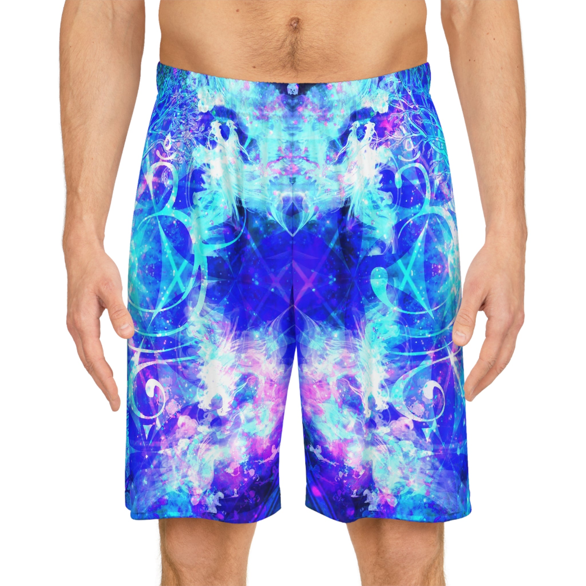 Amen Jin's Memories of Yesterday Buddha Meditations Basketball Shorts
