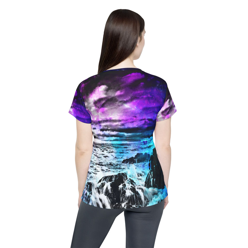 Creation's Heaven Cosmic Falls Dreams Women's Sports Jersey