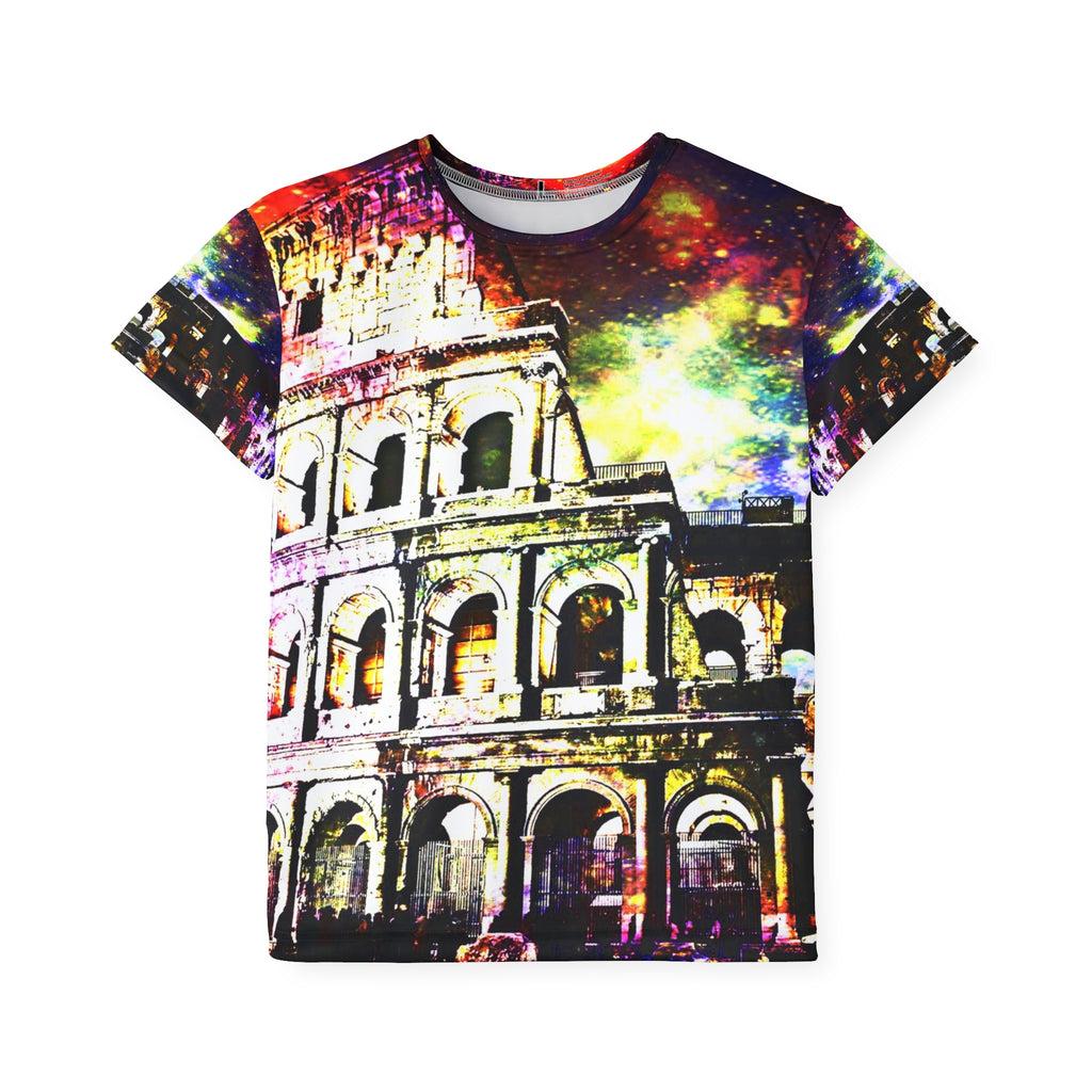 Rainbow Universe Dreams of Roman Patterns Past Kids Sports Jersey