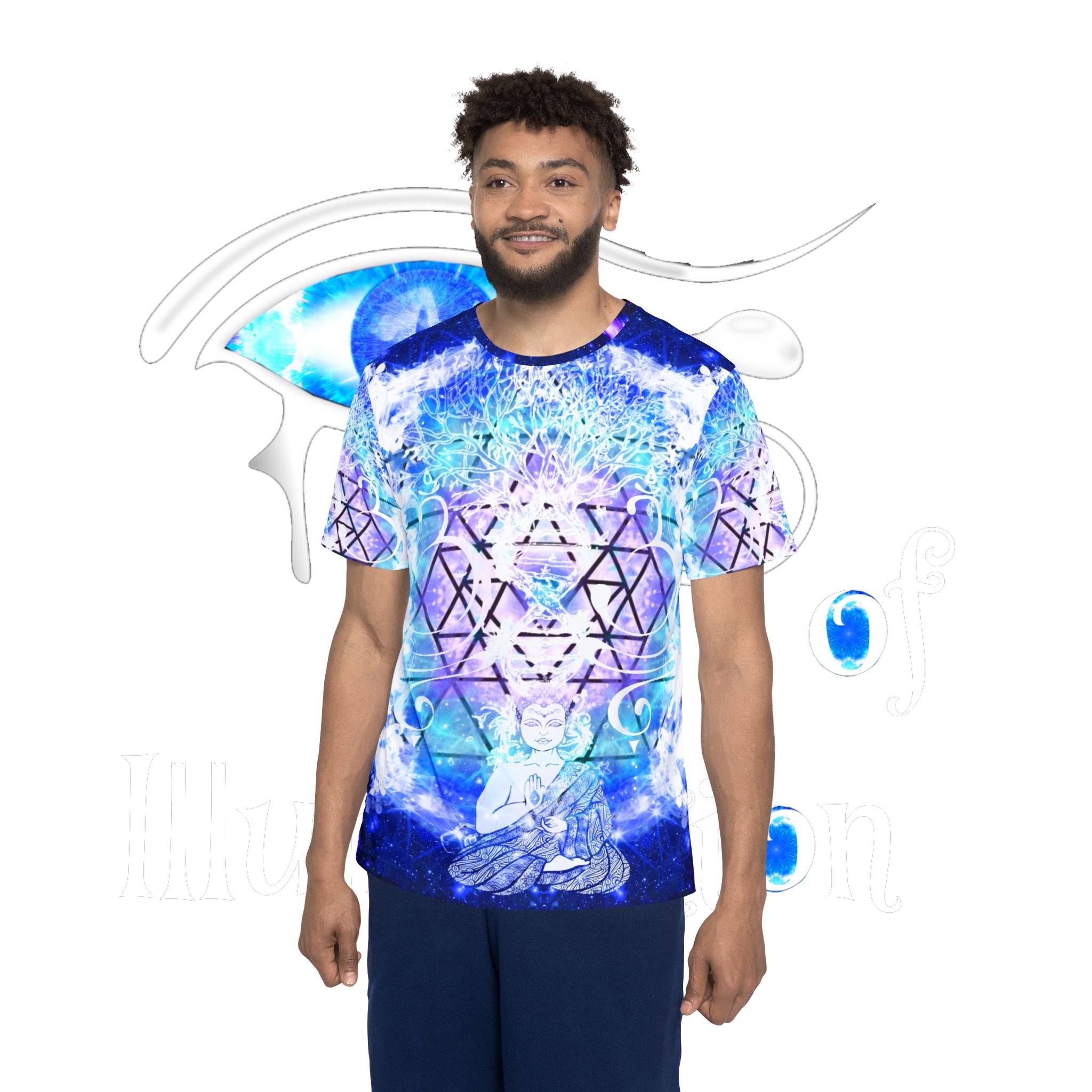 Amen Jin's Katerina's Eros & Psyche Buddha Meditations Men's Jersey