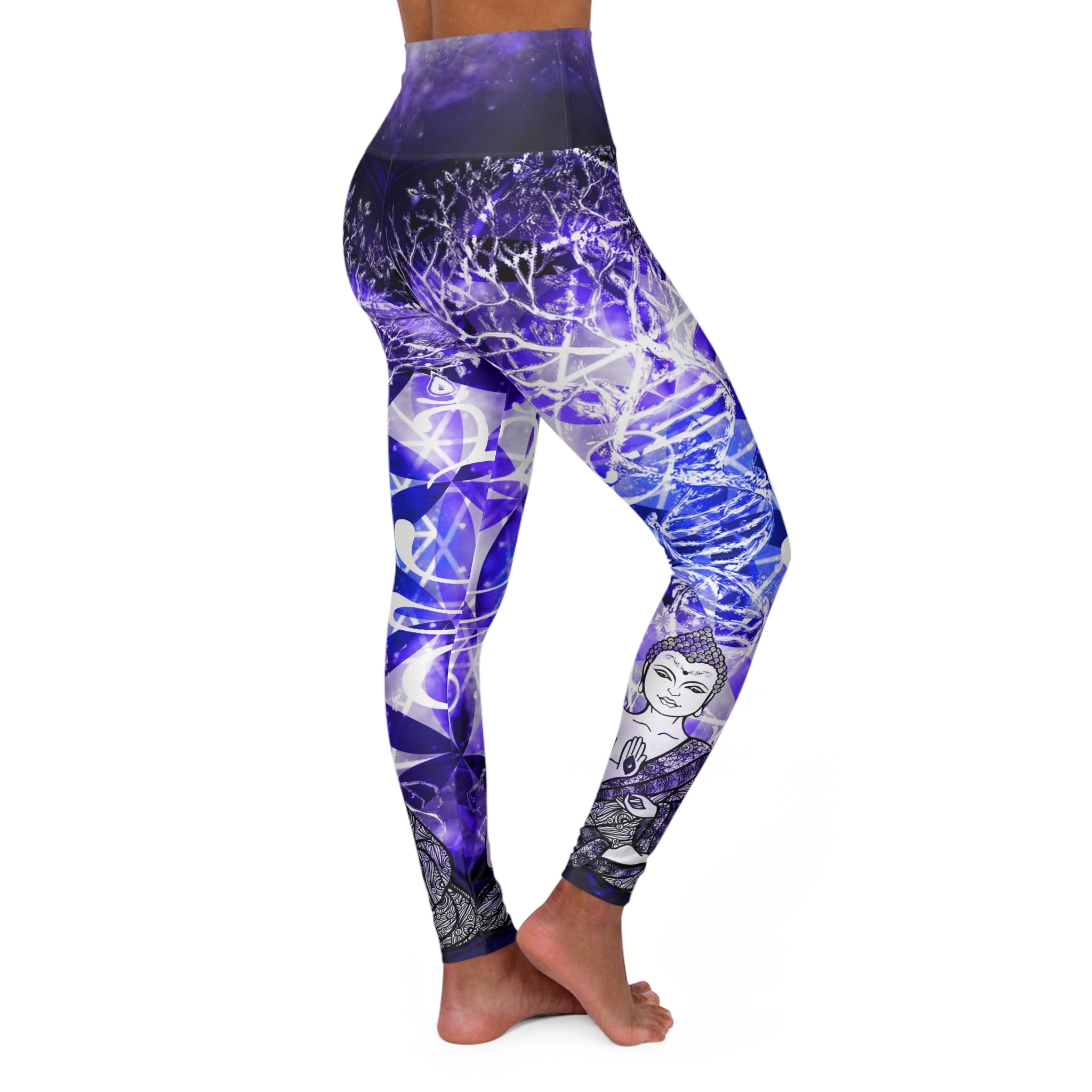 Katerina's We Will Go Home Buddha Meditations High Waisted Yoga Leggings