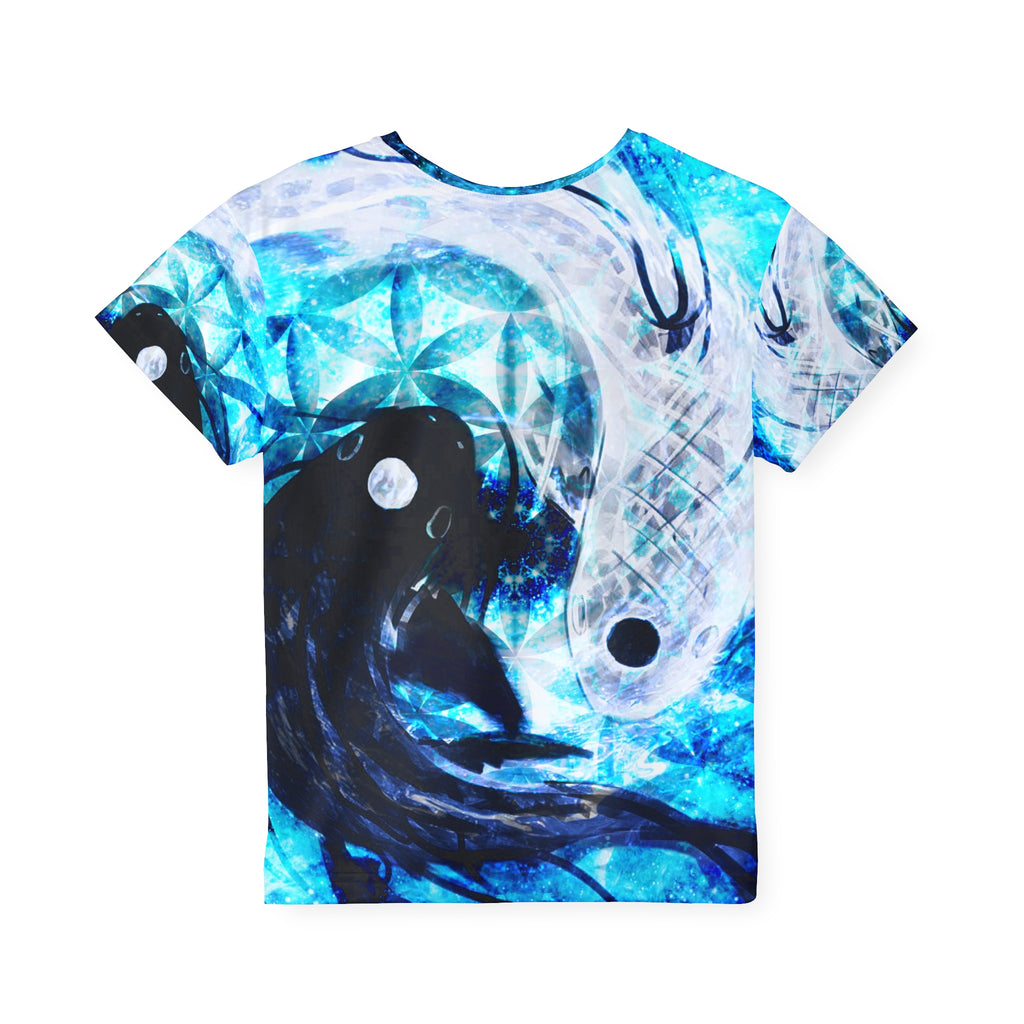 Amen Jin's all the White Horses Desires Koi Meditations Kids Sports Jersey