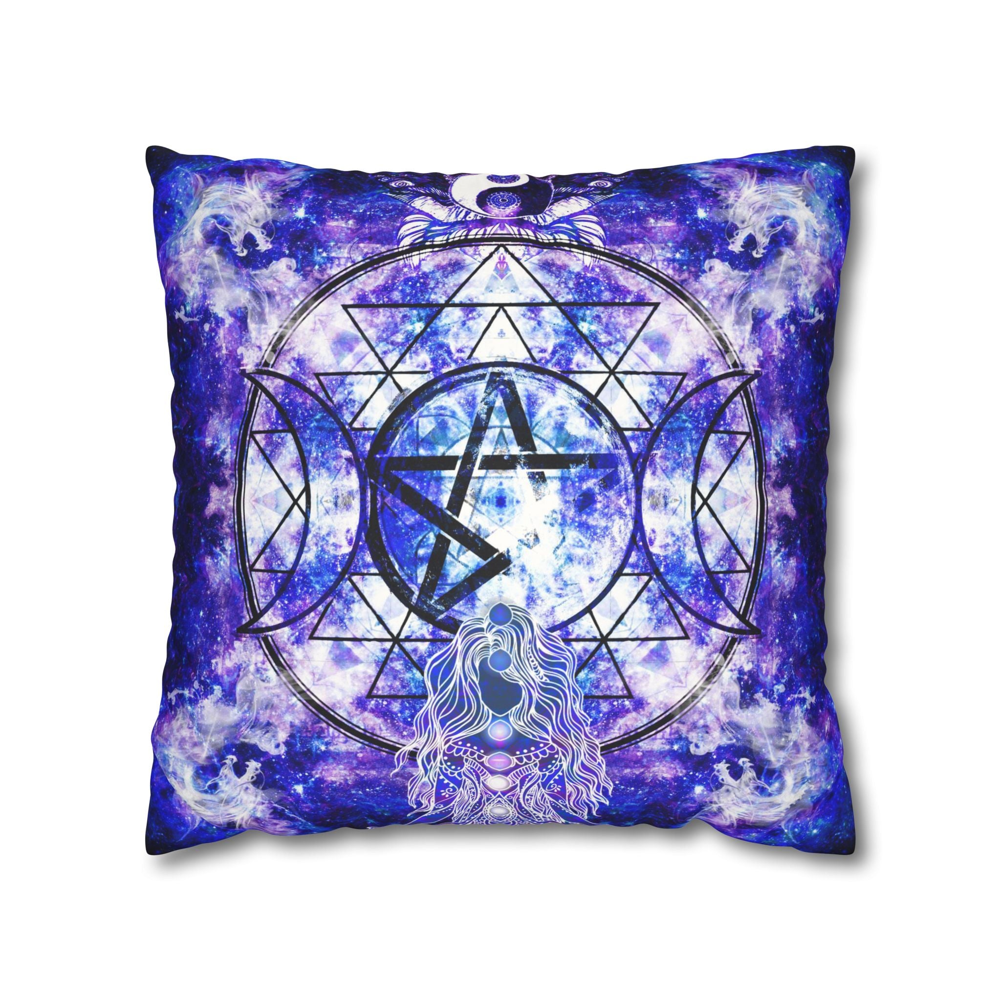 AmenJins Katerinas Magical Dracularian Dragoness AwakeningMeditations Pillowcase