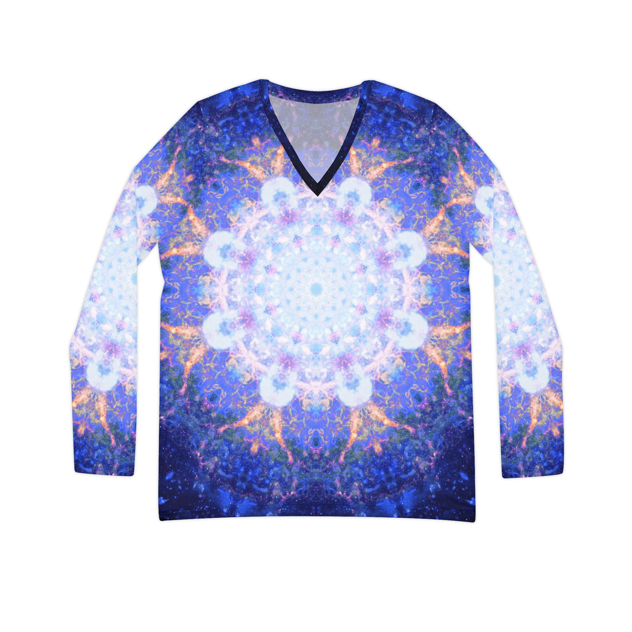 Amen Jin's Afterall Long Sleeve V-neck Shirt