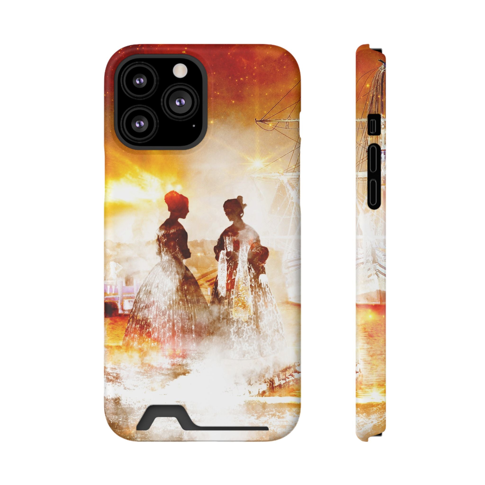 Samhain Eve Salem Harbor Dreams Phone Case With Card Holder