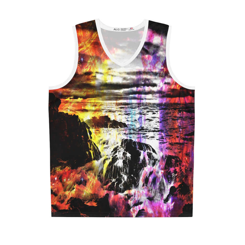 Rise Again Cosmic Falls Dreams Basketball Jersey