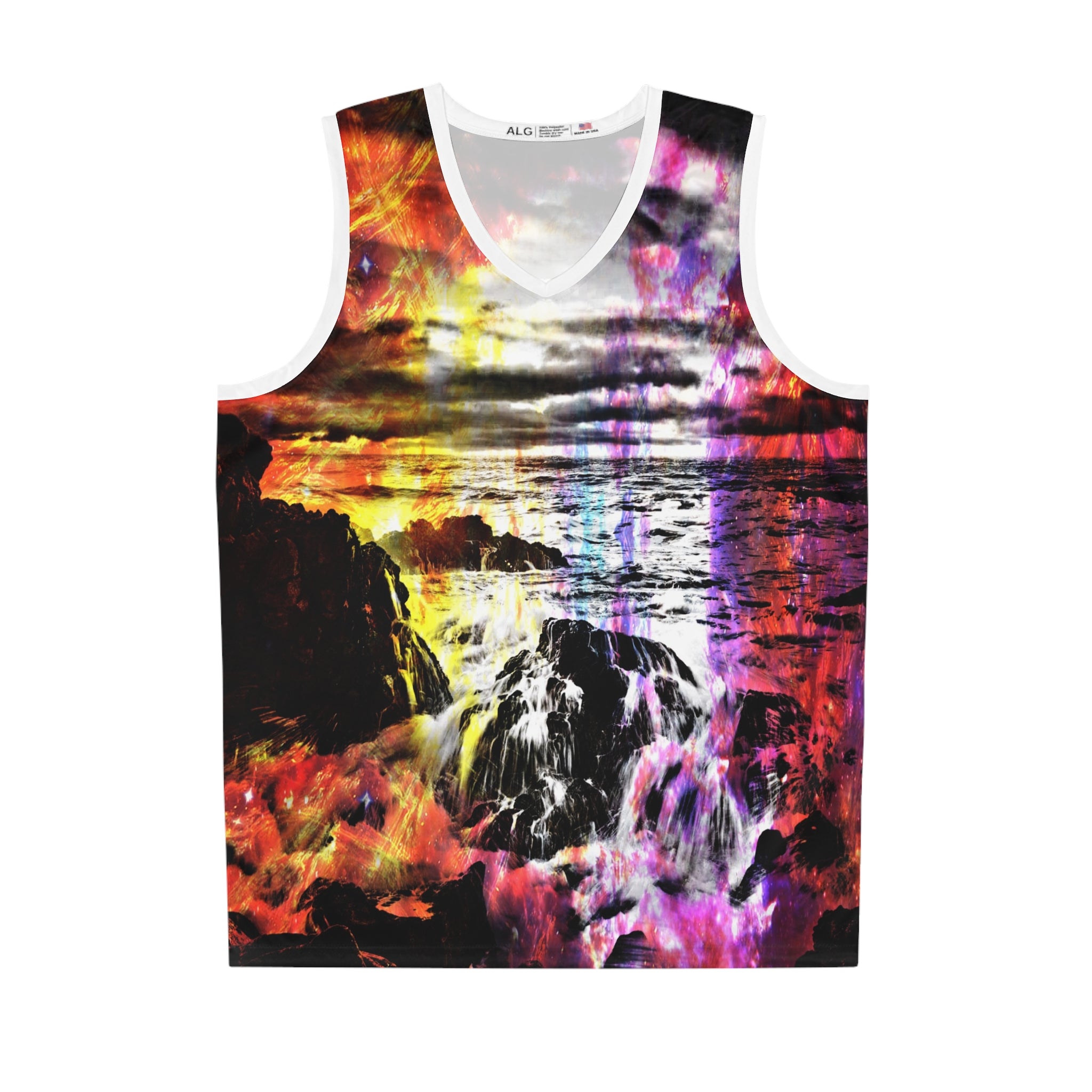 Rise Again Cosmic Falls Dreams Basketball Jersey