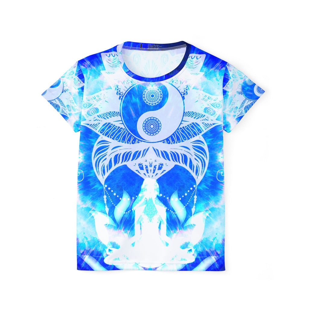 Amen Jin's Blue Sun Lotus Meditations Women's Sports Jersey