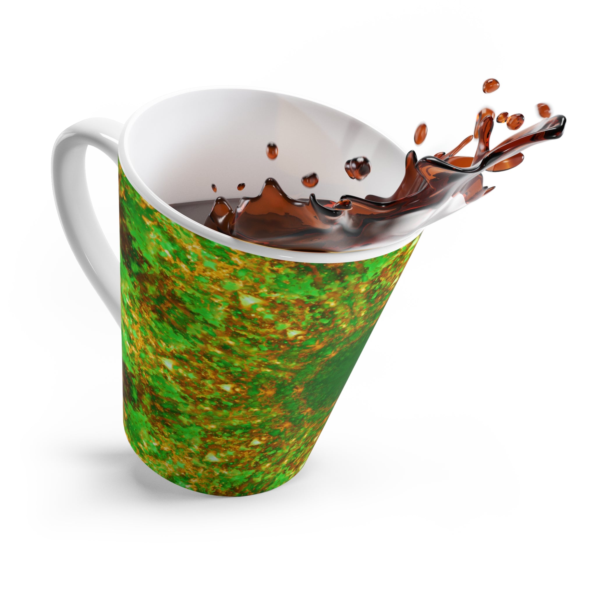 Katerina's Yule Lighted Strings Desires Latte Mug