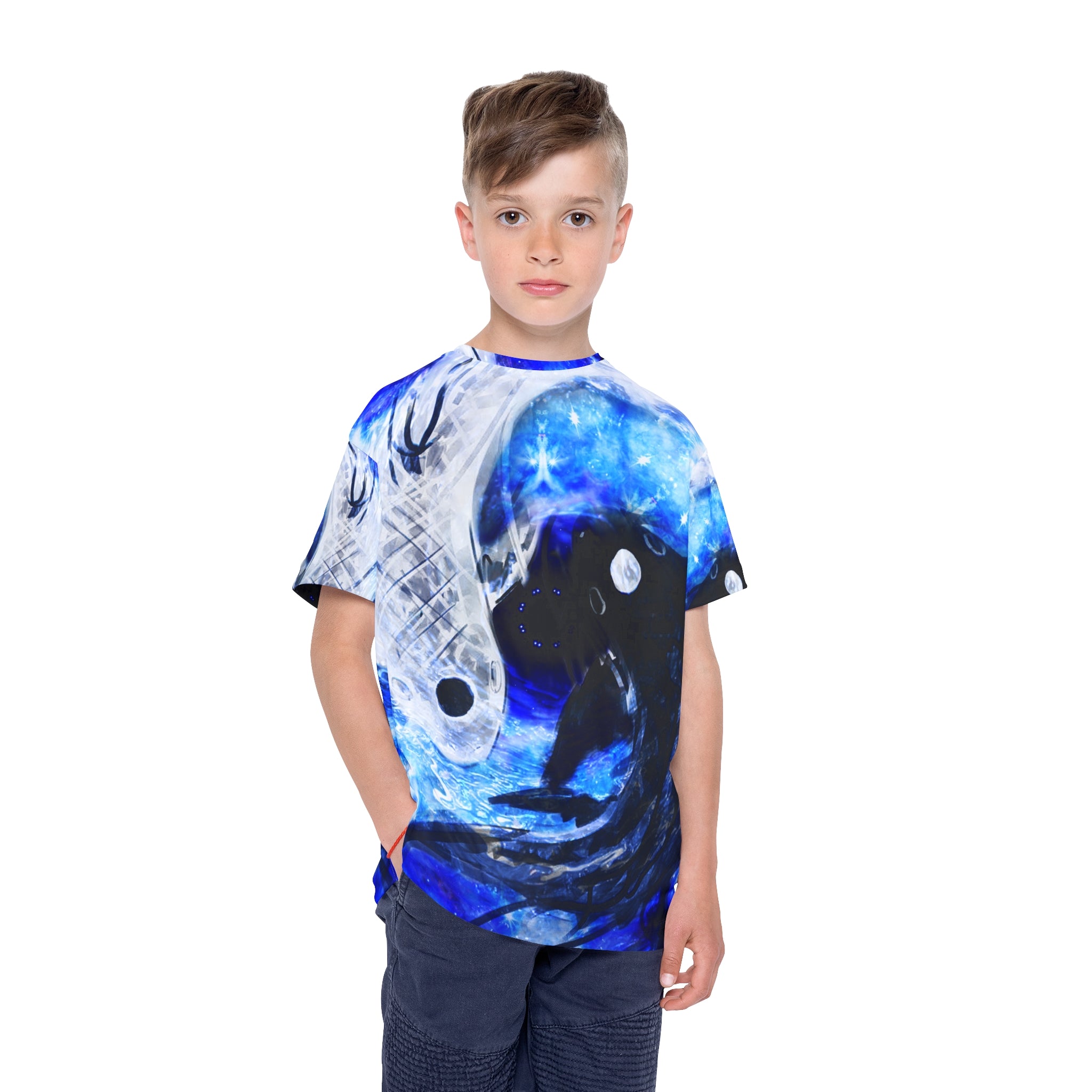 Amen Jin's Kingdom of the Moon Desires Koi Dreams Kids Sports Jersey