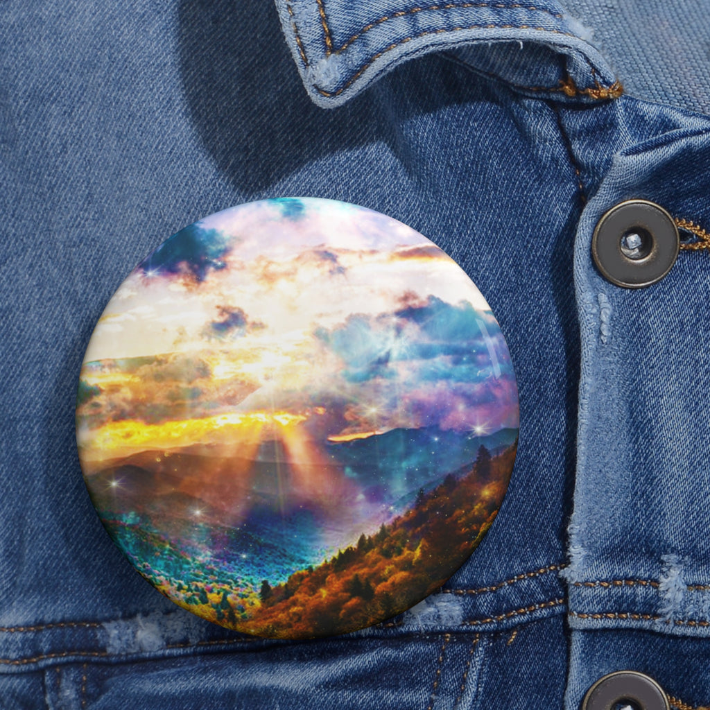 Katerina's Smoky Mountain Memories Dreams Pin Buttons