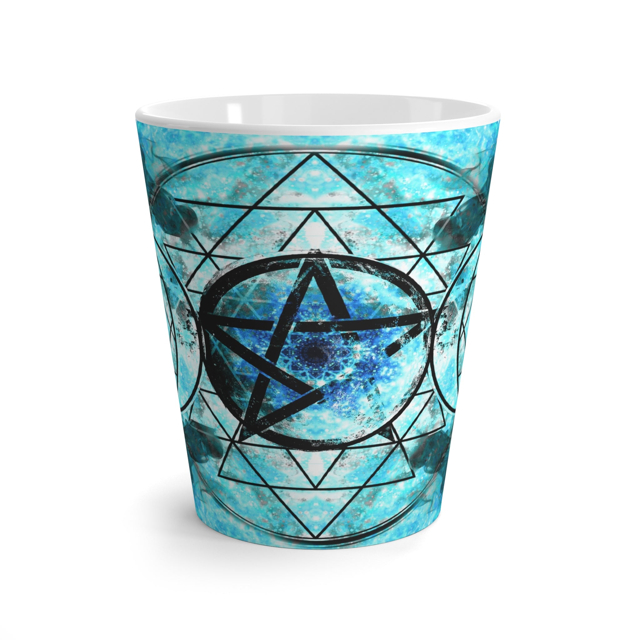 Amen Jin's All the White Horses Triple Goddess Meditations Latte Mug
