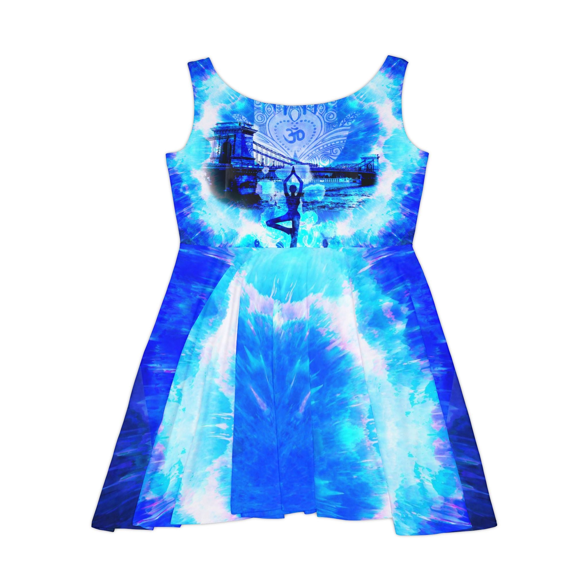 Amen Jin's Blue Sun Budapest Meditations Women's Skater Dress