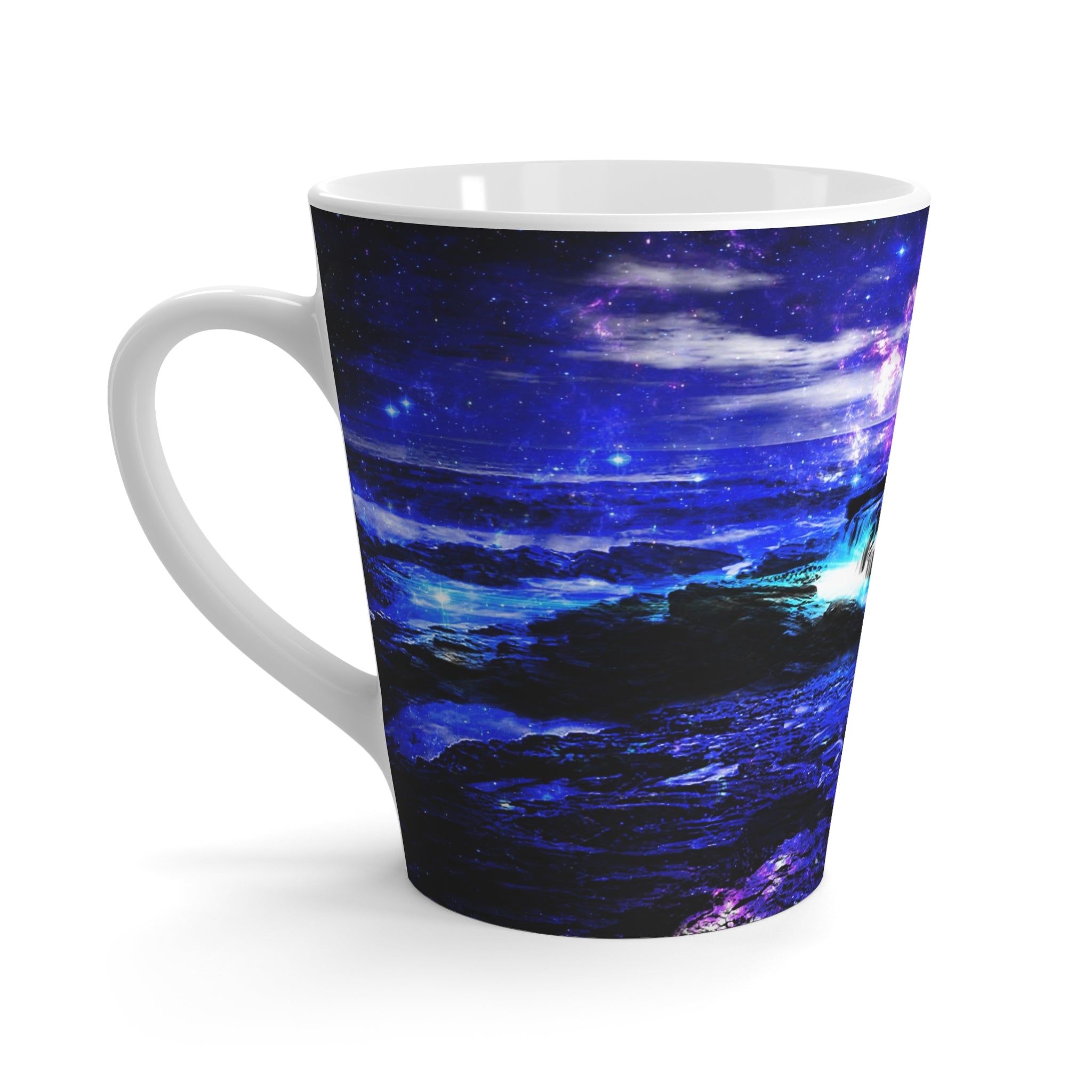 Iridescent Majical Sea Dreams Latte Mug