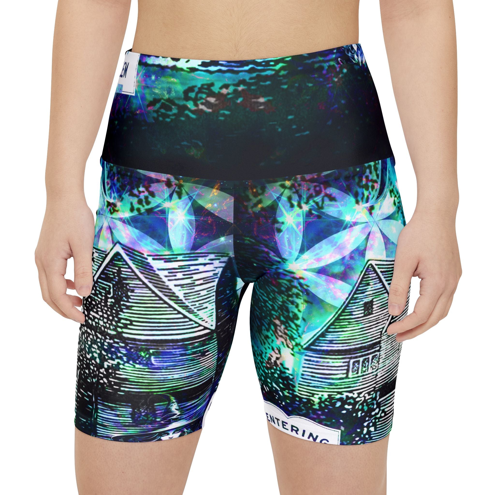 Katerina's Now and Forever Salem Witch Meditations Women's Workout Shorts