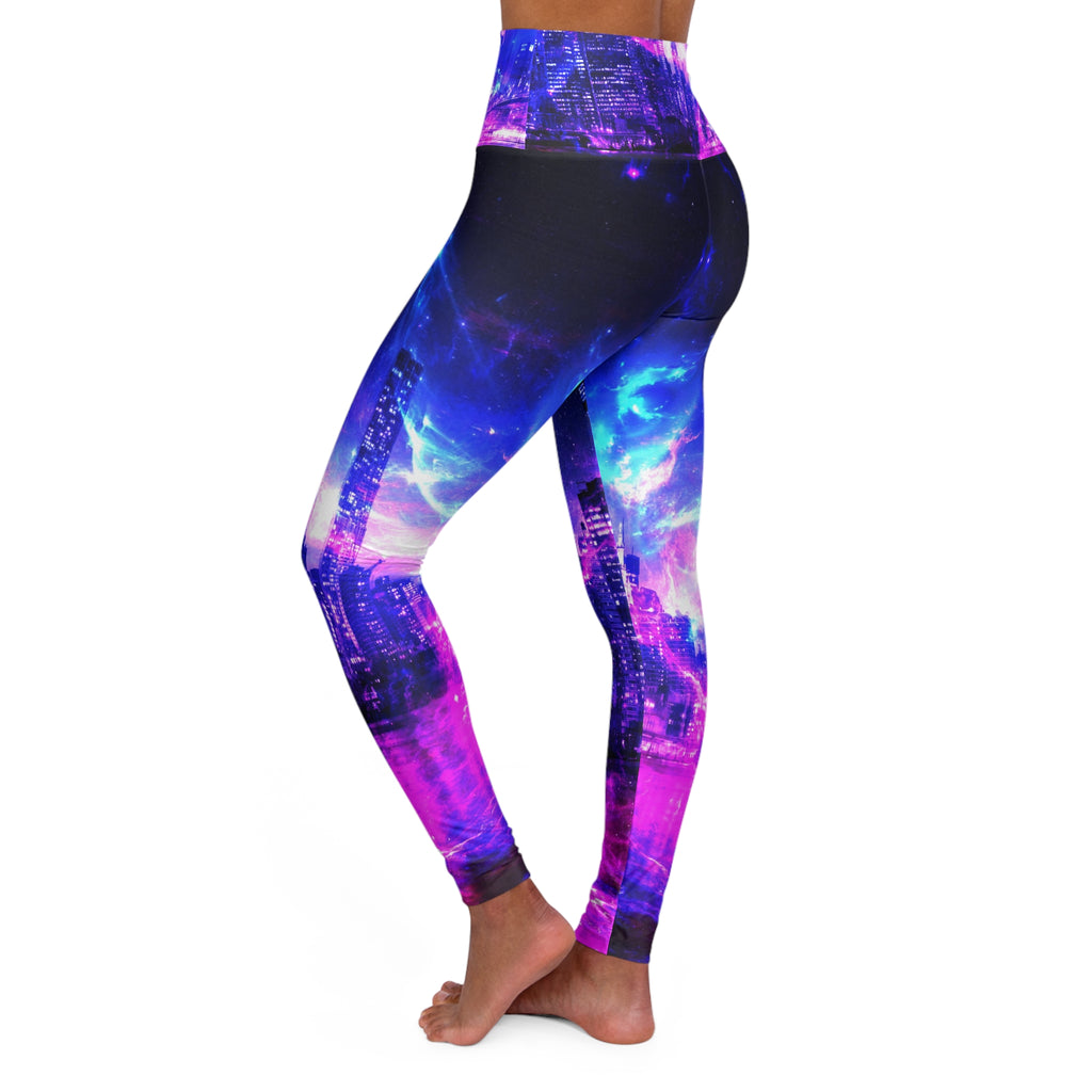 Amethyst New York Dreams High Waisted Yoga Leggings