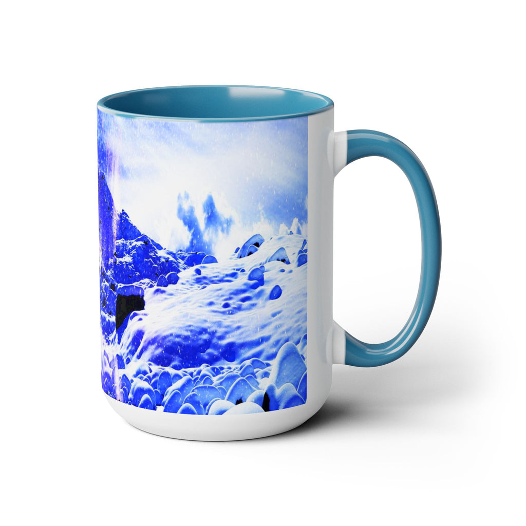 Yule Night Dreams Two-Tone Coffee Mugs, 15oz