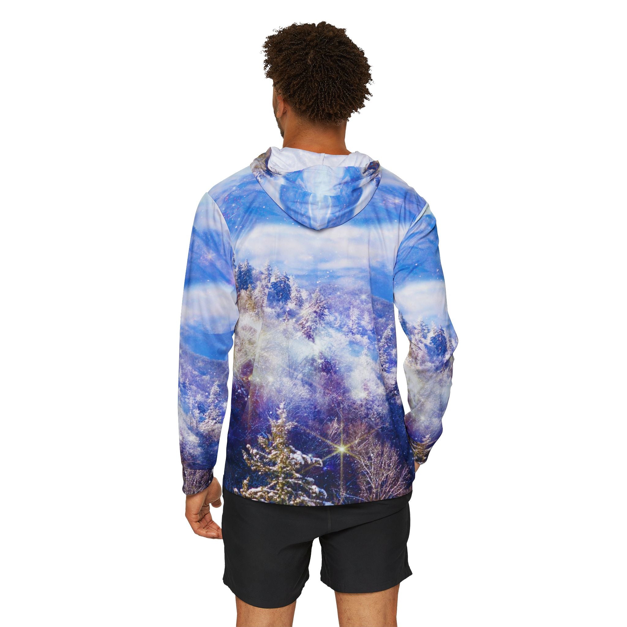 Katerina's Light a Way Smoky Mountain Dreams Men's Sports Warmup Hoodie