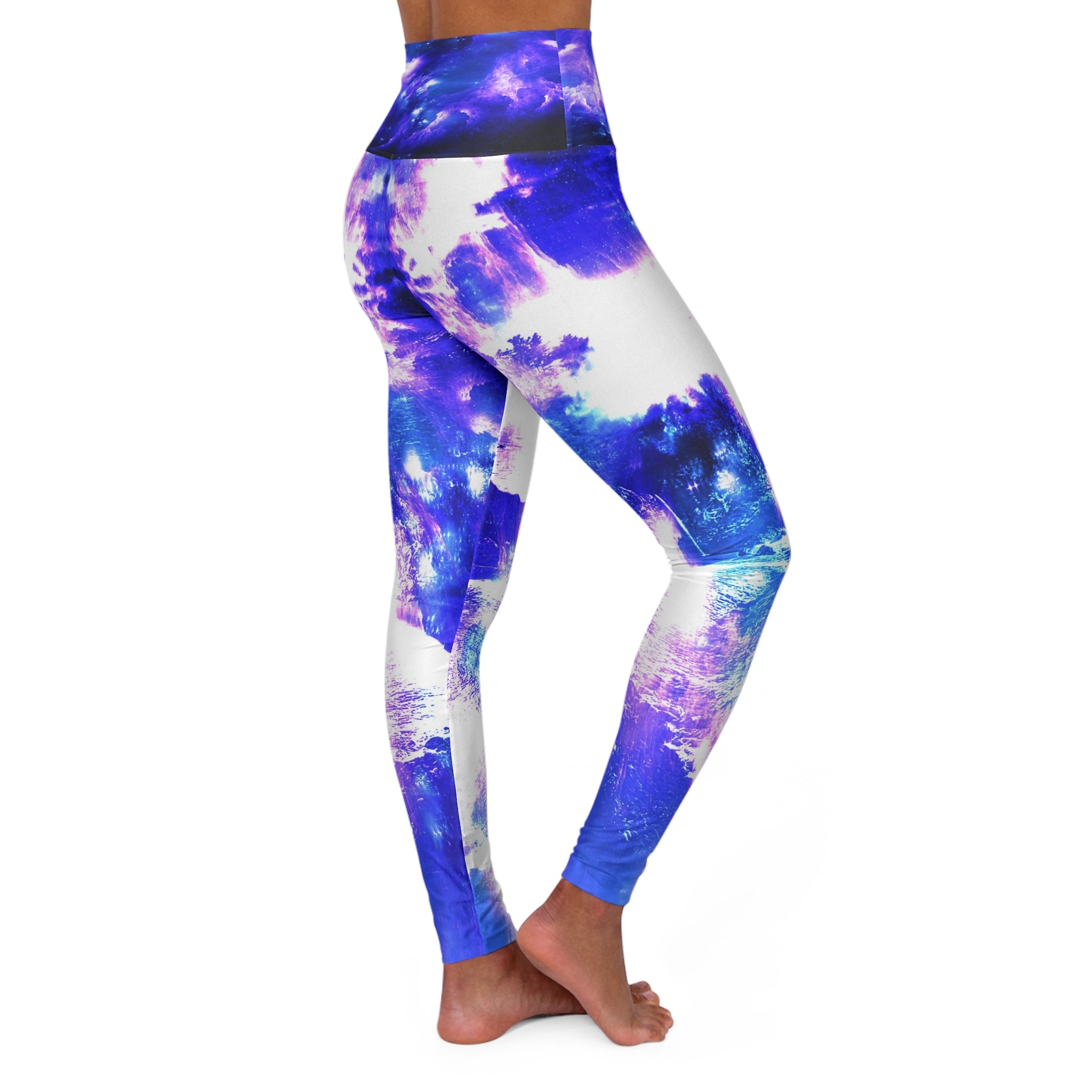 Amethyst Sapphire Hideaway Cove Dreams High Waisted Yoga Leggings