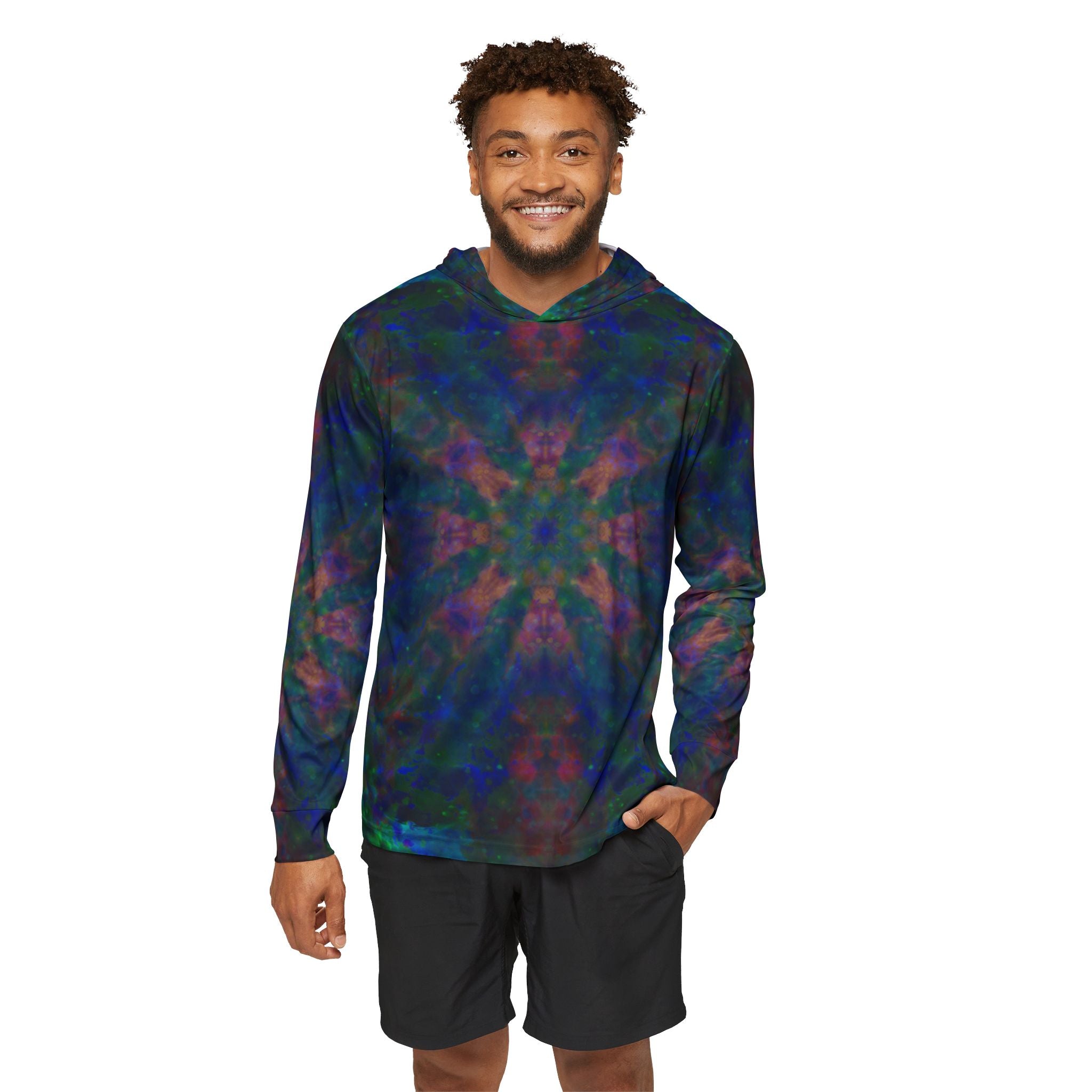 Spirited Away Rainbow Universe Desires Men's Sports Warmup Hoodie