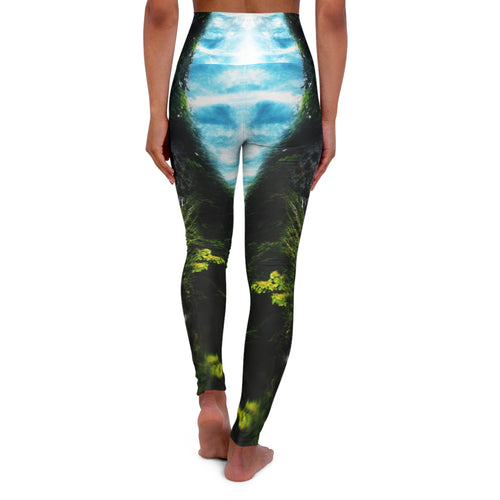 Abalone Lake Dreams High Waisted Yoga Leggings