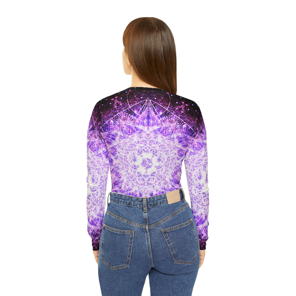 Sahasara Meditations Long Sleeve V-neck Shirt
