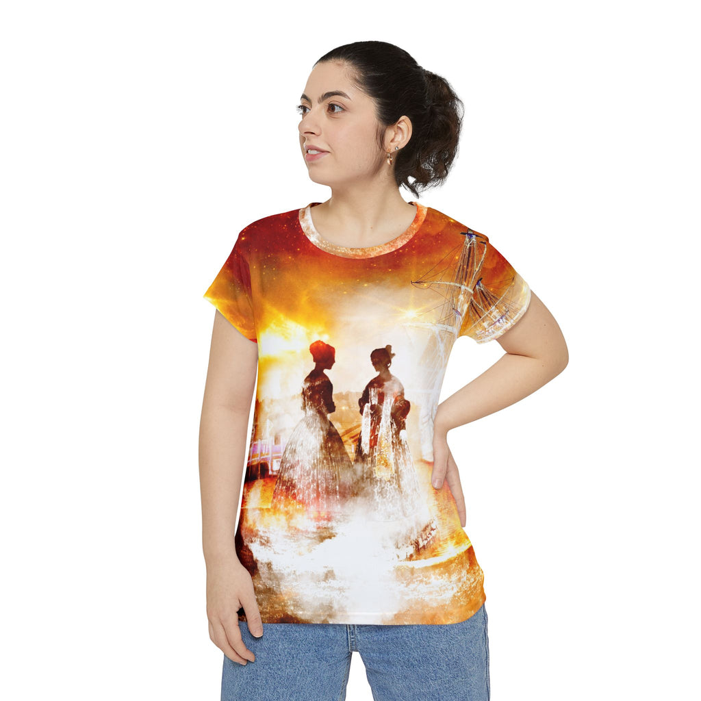 Samhain Eve Salem Harbor Dreams Women's Short Sleeve Shirt