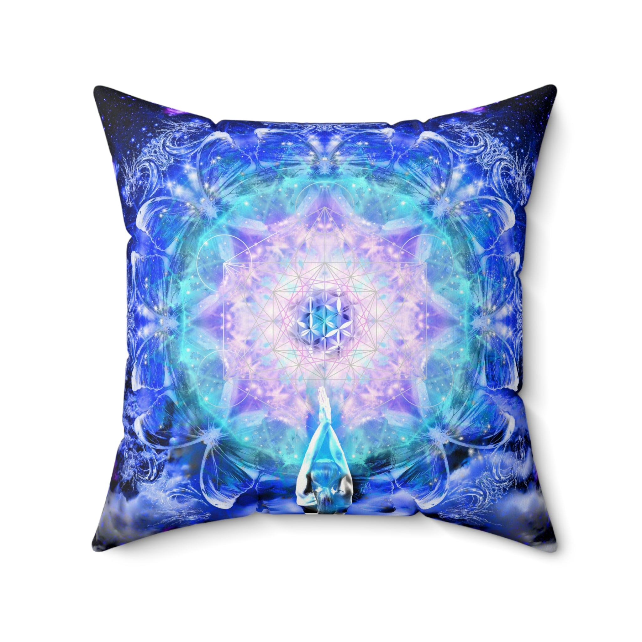 Amen Jin's Katerina's Eros & Psyche Metamorphosis Meditations Faux Suede Square