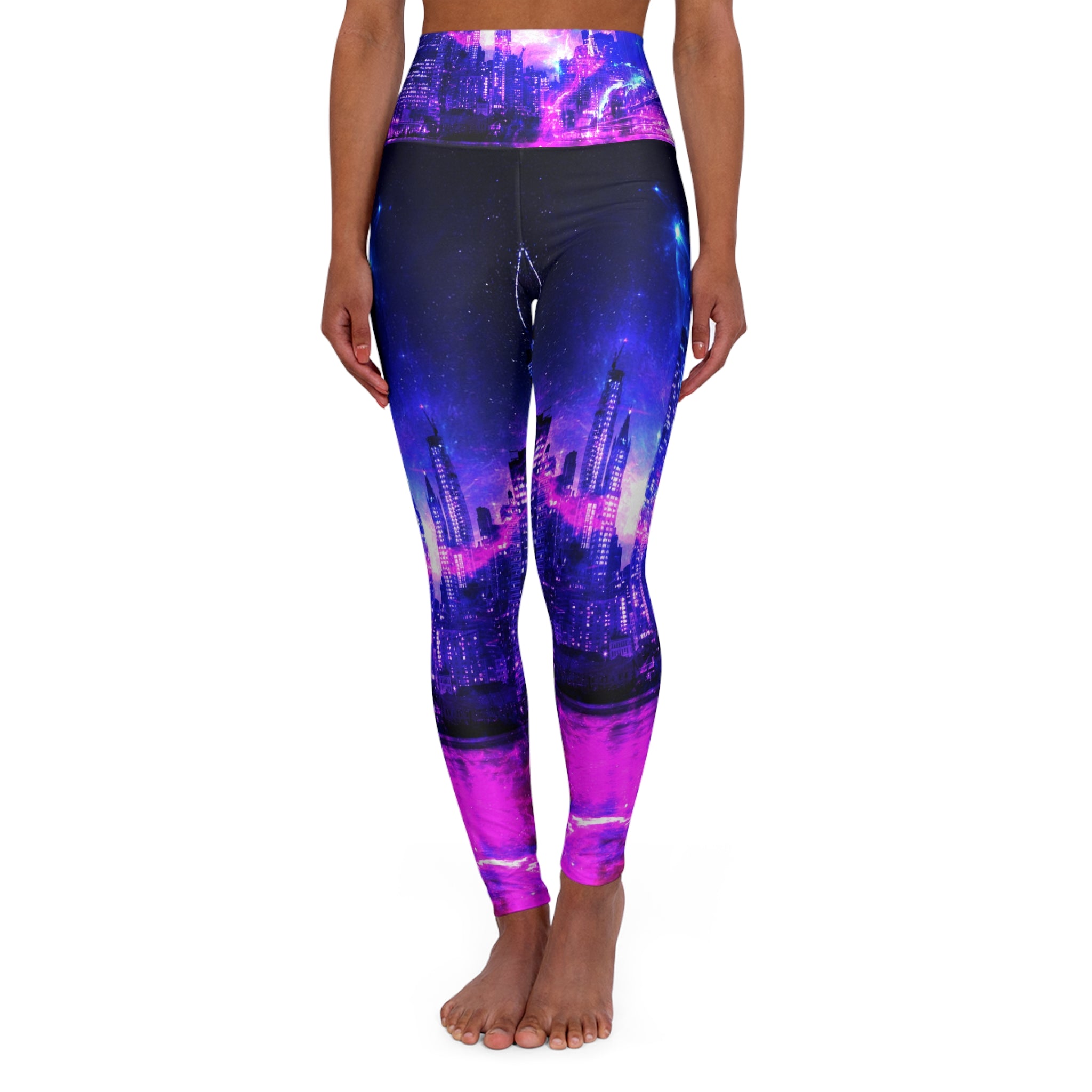 Amethyst New York Dreams High Waisted Yoga Leggings