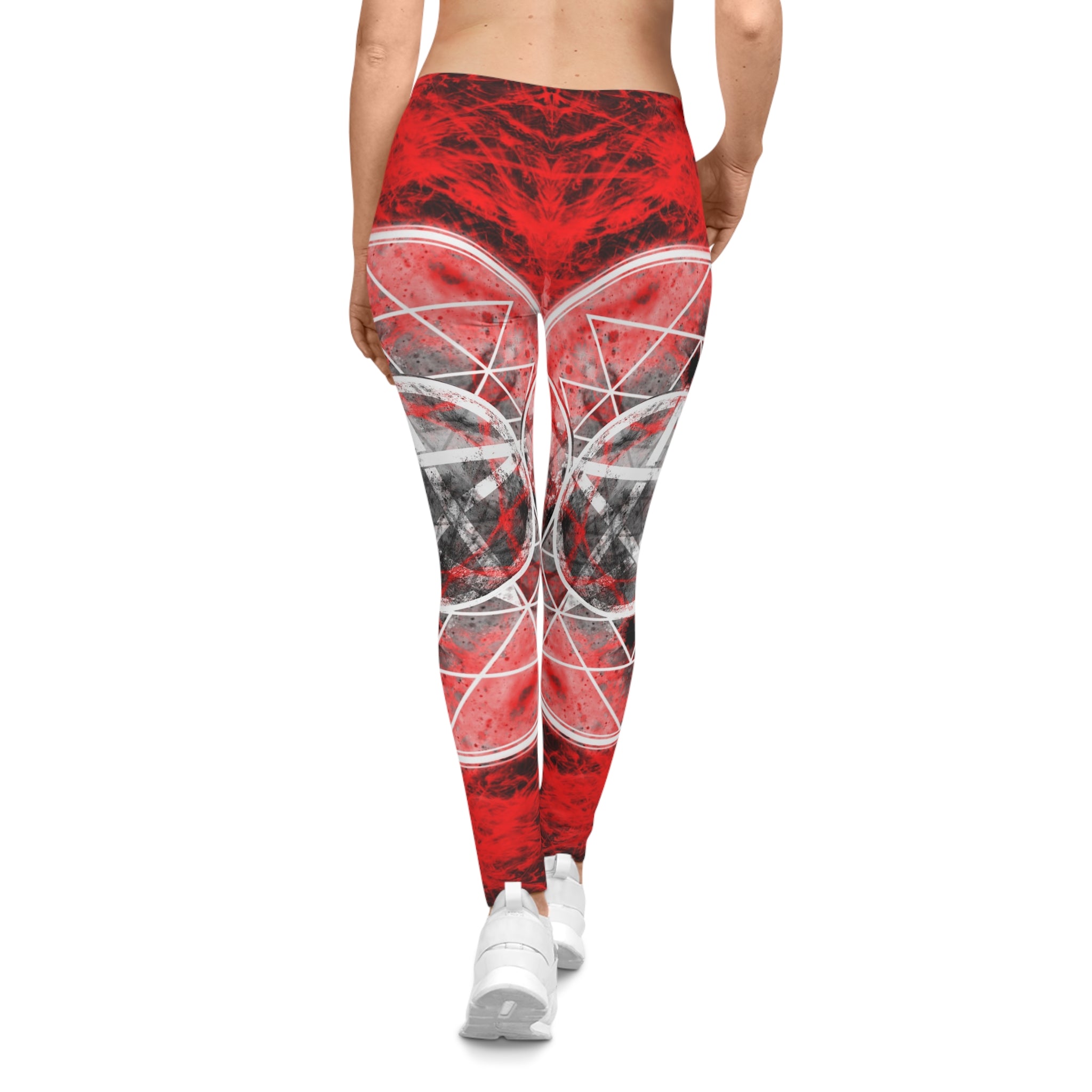 Katerina's Waiting for Hello Triple Goddess Meditations Women's Casual Leggings