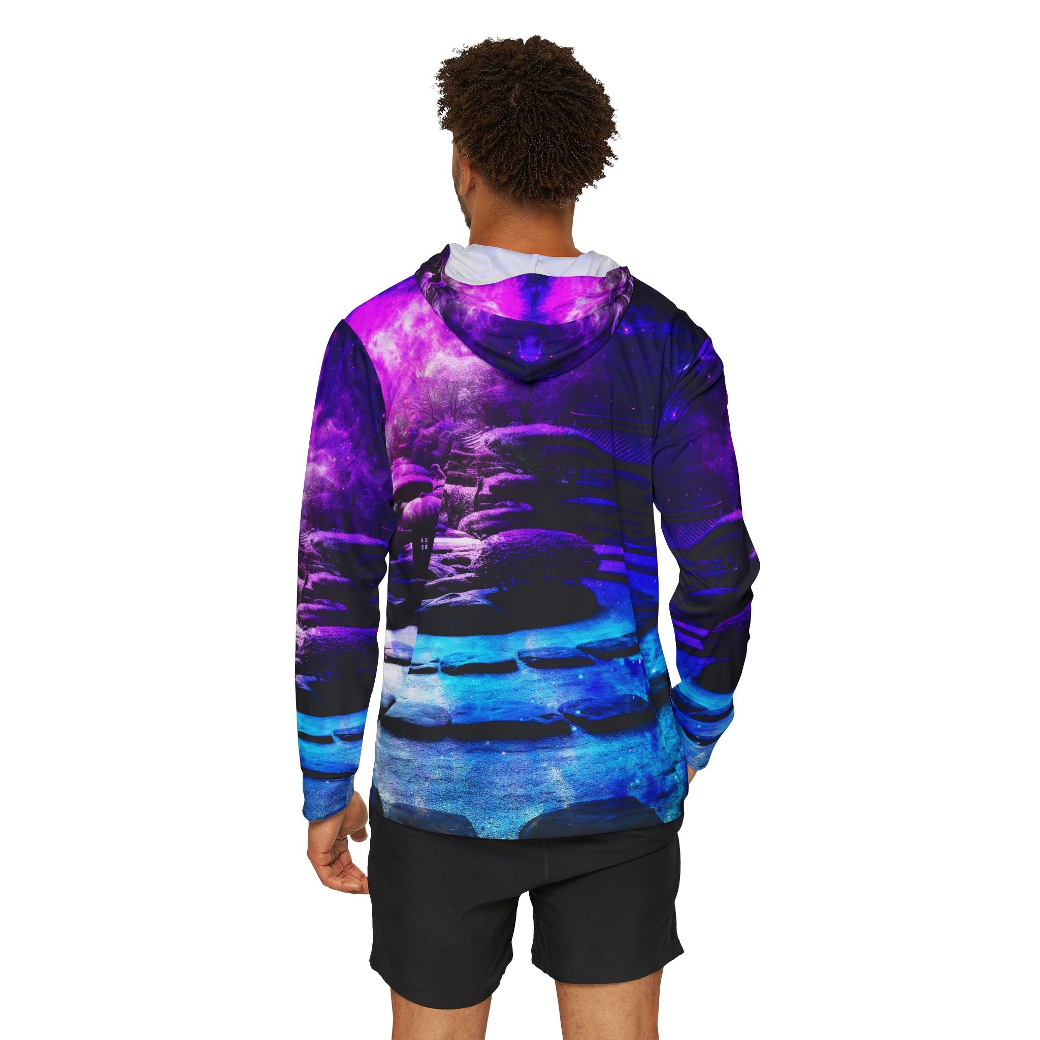 Creation's Heaven Tranquil Garden Dreams Men's Sports Warmup Hoodie