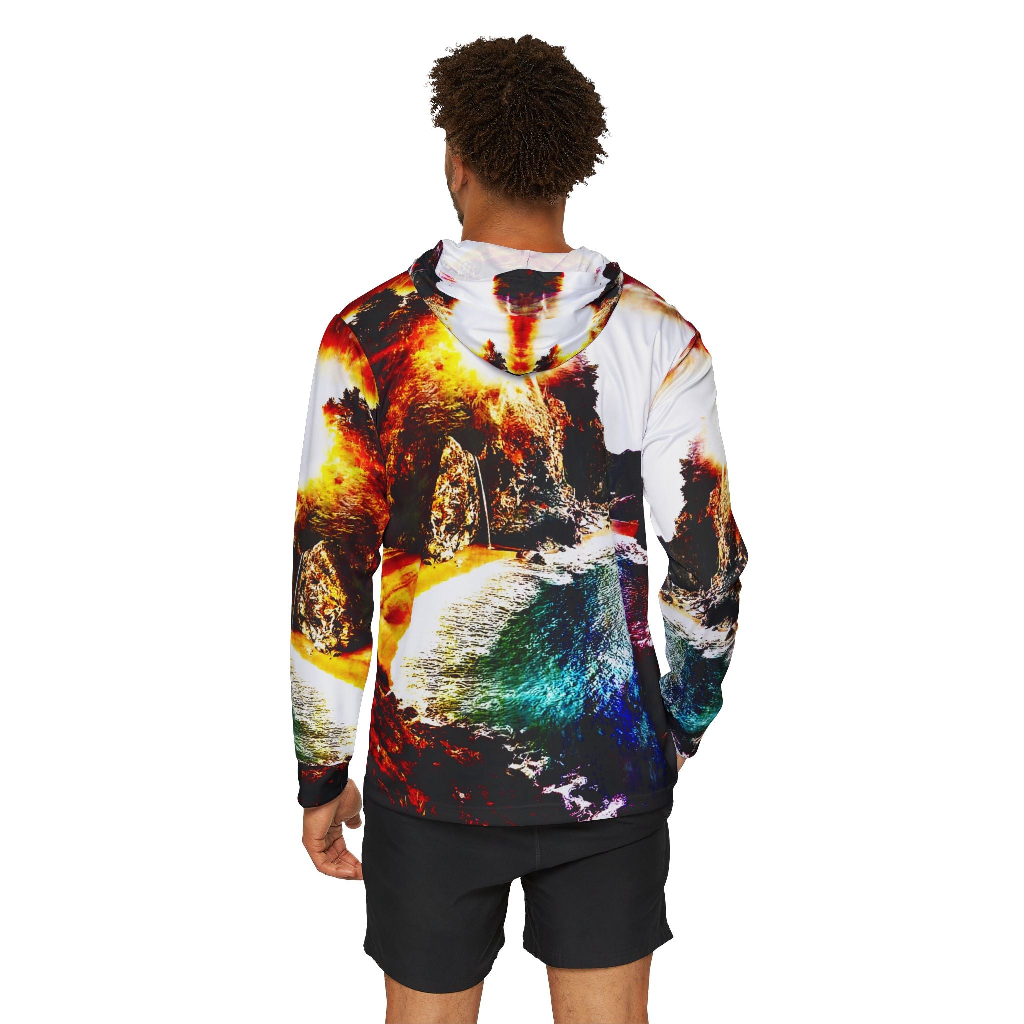Rise Again Hideaway Cove Dreams Men's Sports Warmup Hoodie