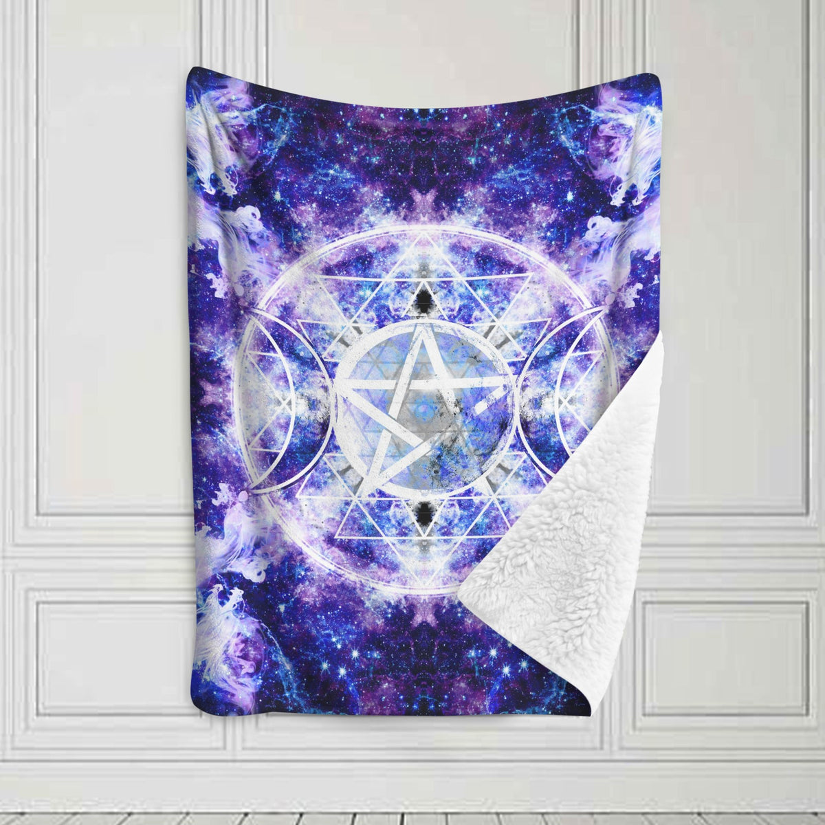 Amen Jin's Katerina's Eros & Psyche Dracularian Meditations Sherpa Fleece Blanket 30" x 40" | Ships from USA