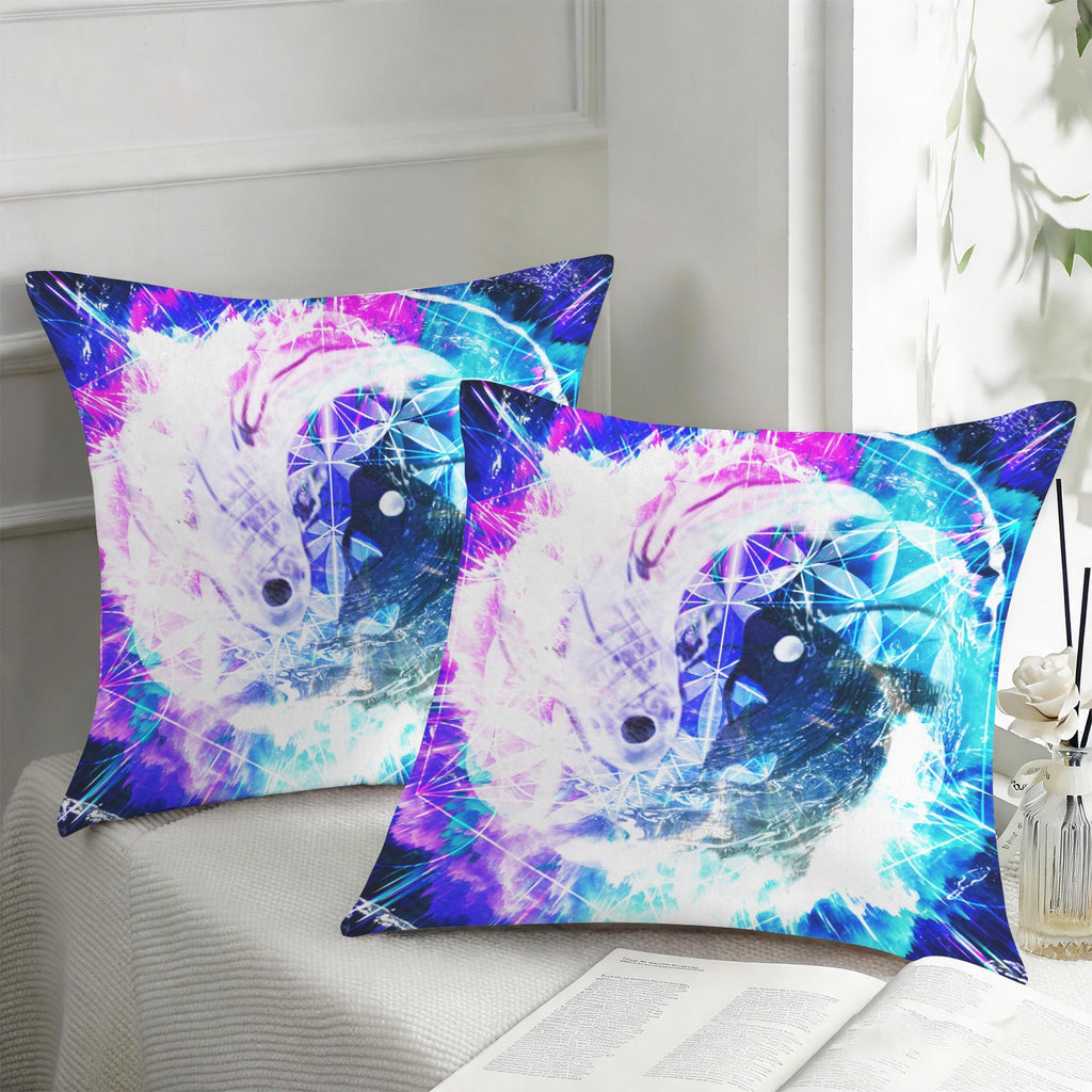 Creation's Koi Meditations Custom Pillow Cases 18" x 18" (2-Pack) | Ships from USA