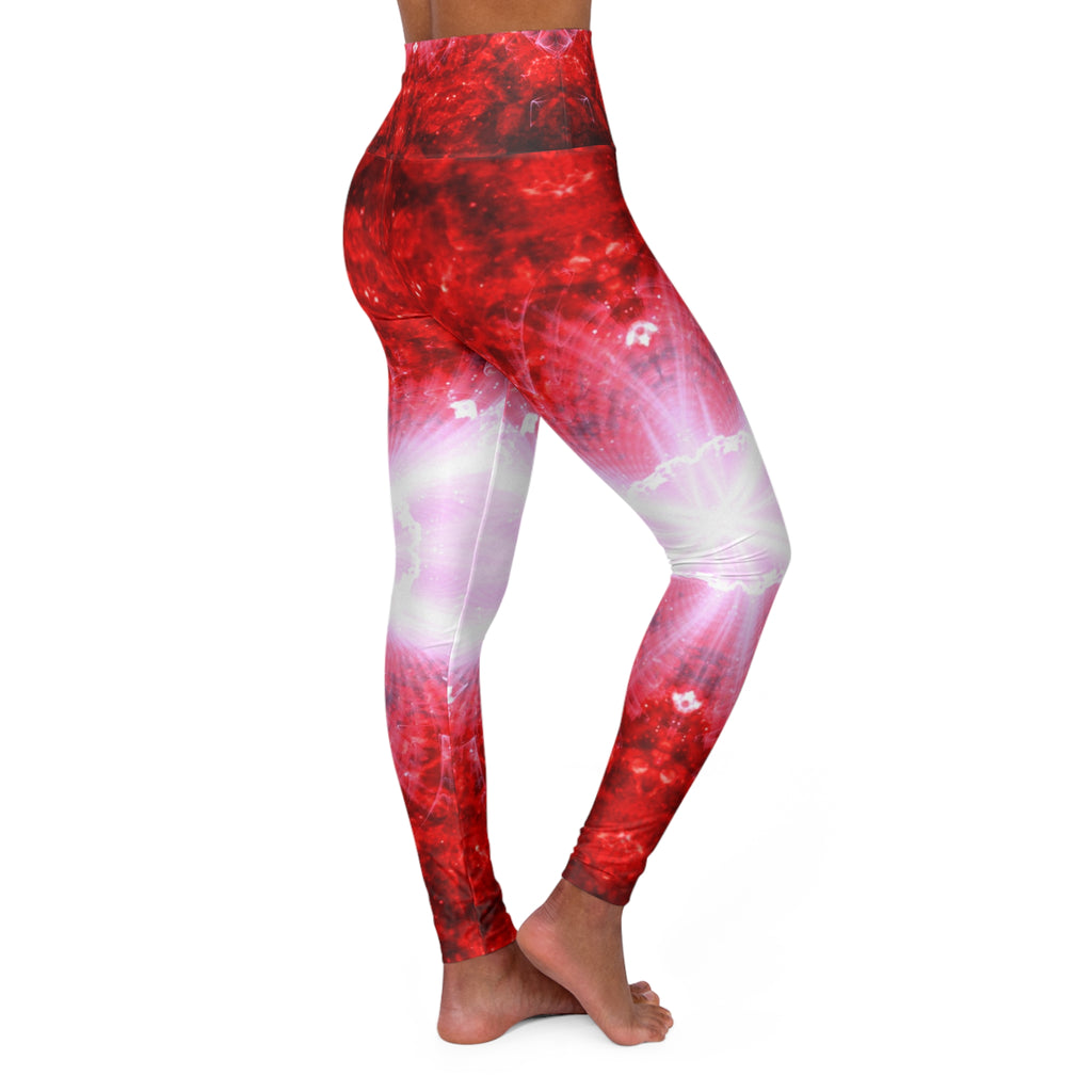 Katerina’s Battle Symphony Red Instead 2022 Desires High Waisted Yoga Leggings