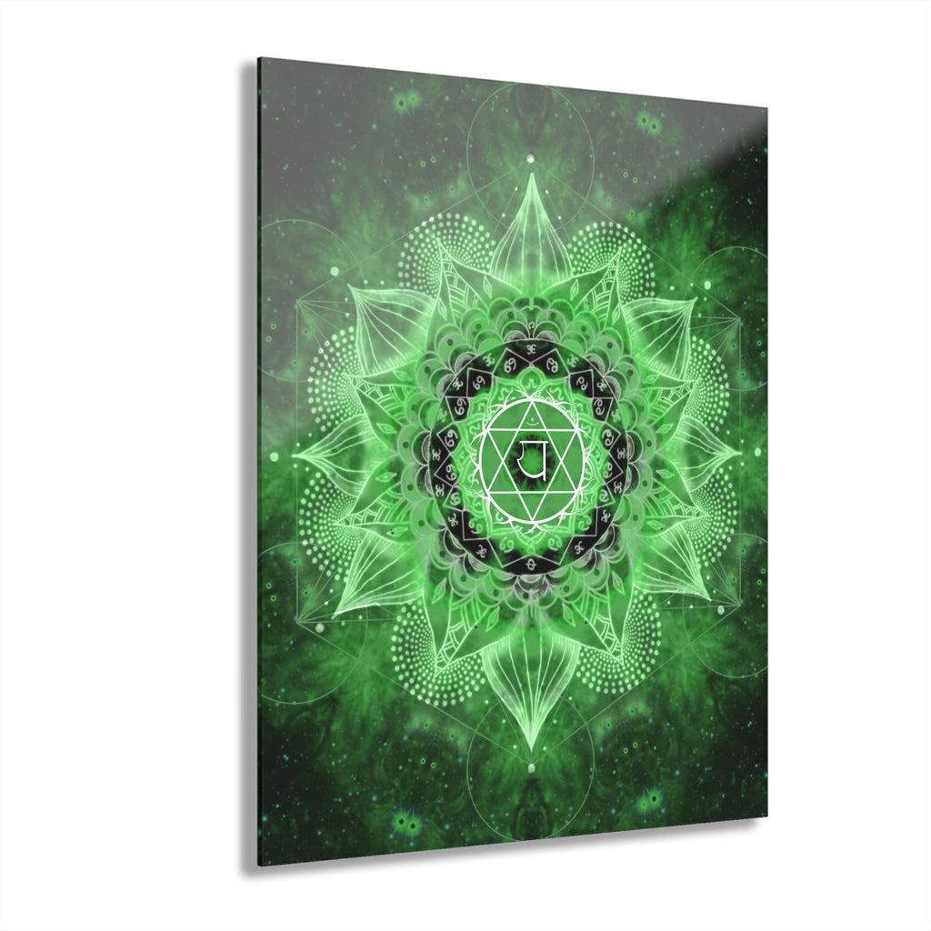 Anahata Meditations Acrylic Print (French Cleat Hanging)