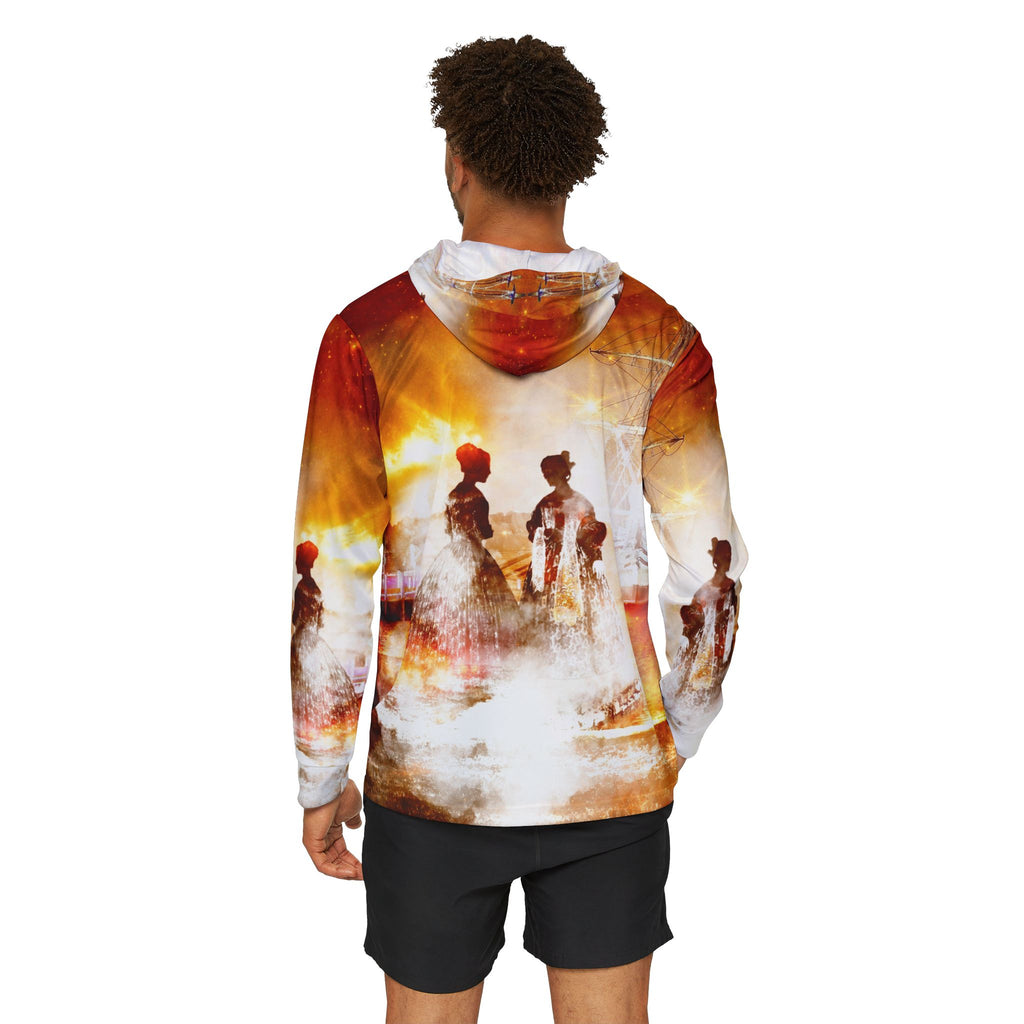 Samhain Eve Salem Harbor Dreams Men's Sports Warmup Hoodie