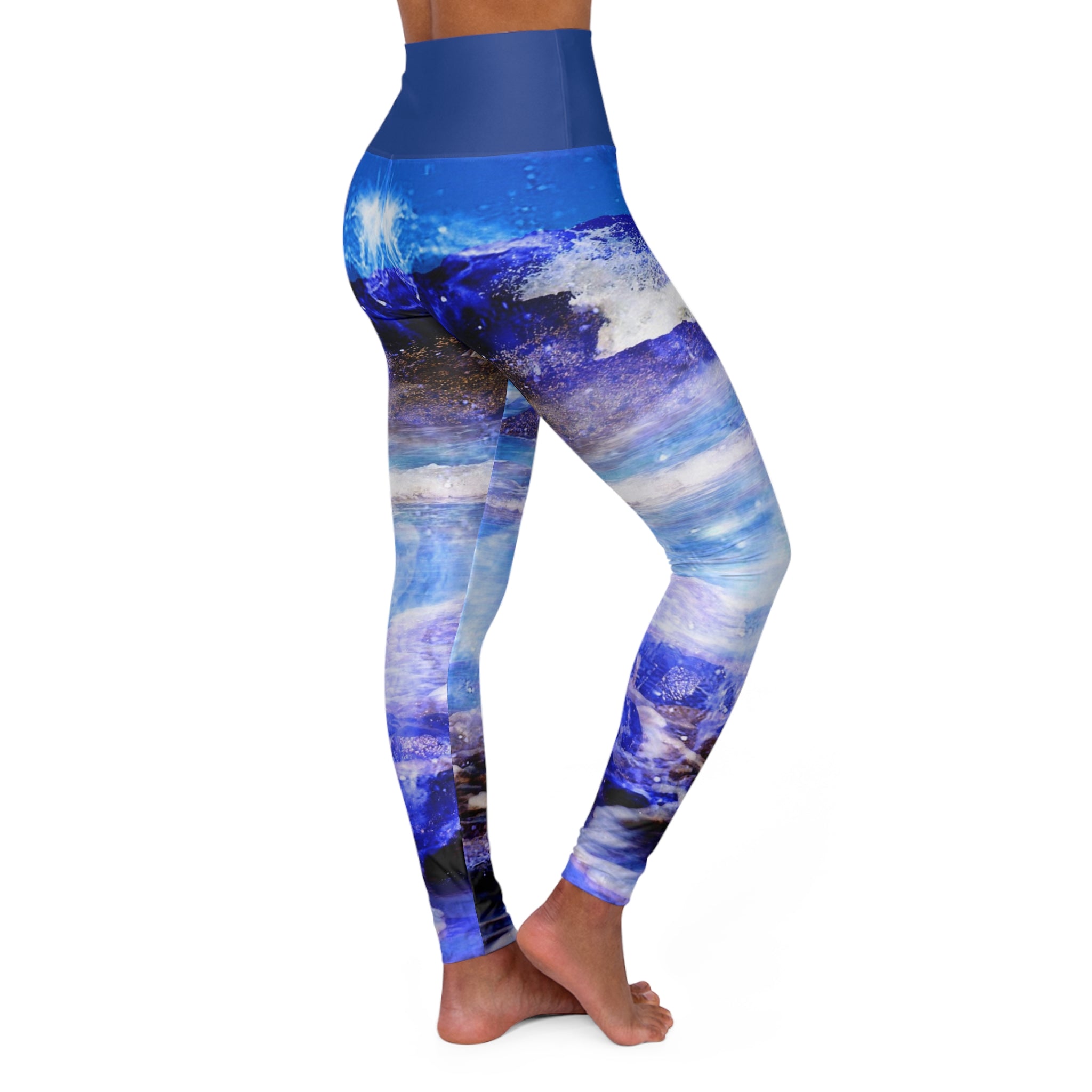 Sea of Serenity Dreams High Waisted Yoga Leggings