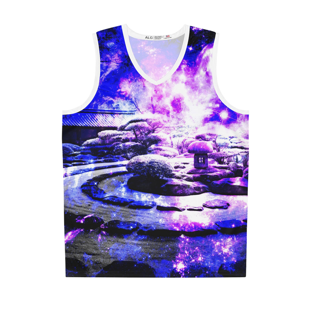 Amethyst Rose Tranquil Garden Dreams Basketball Jersey