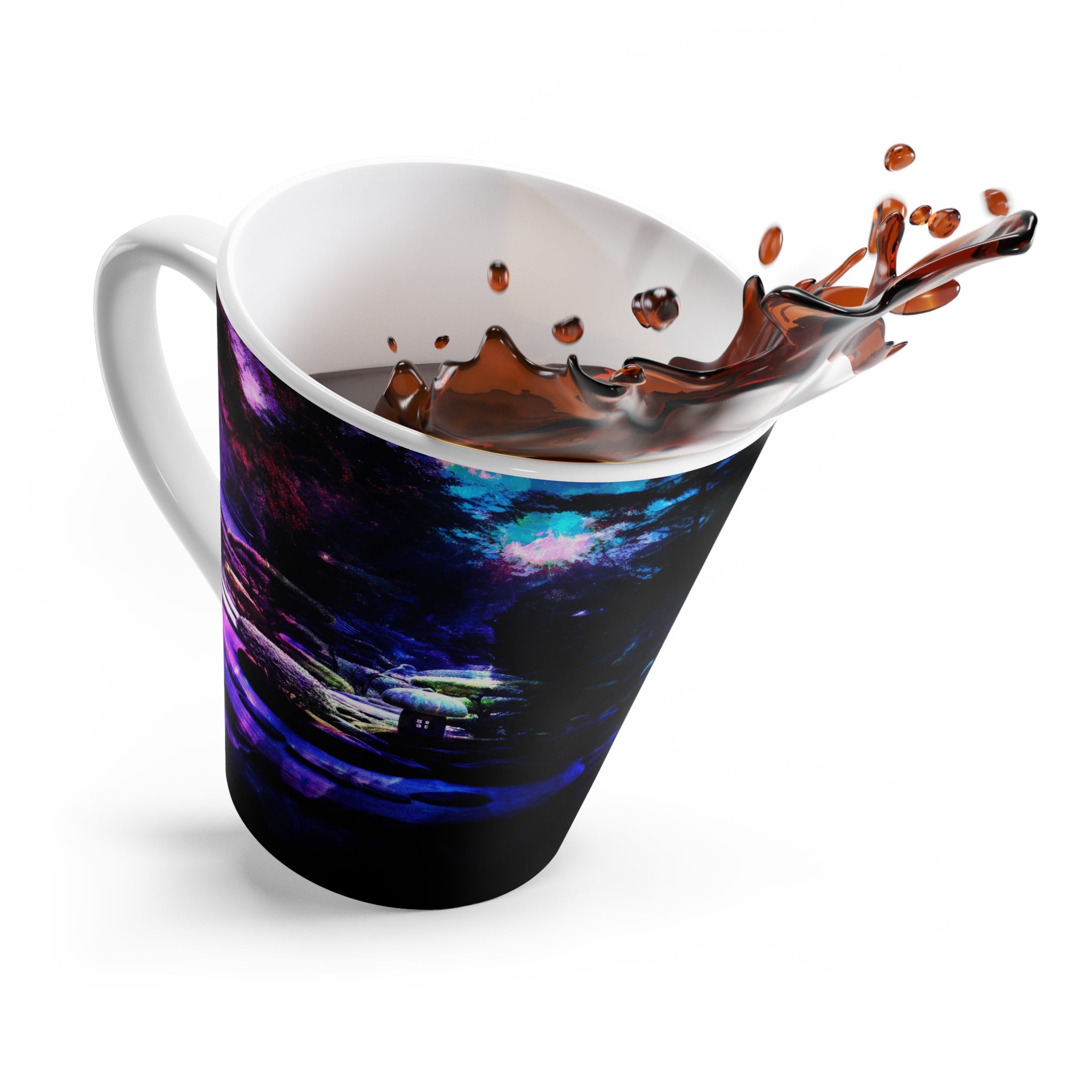 Ad Amoreum Amisi Tranquil Garden Dreams Latte Mug