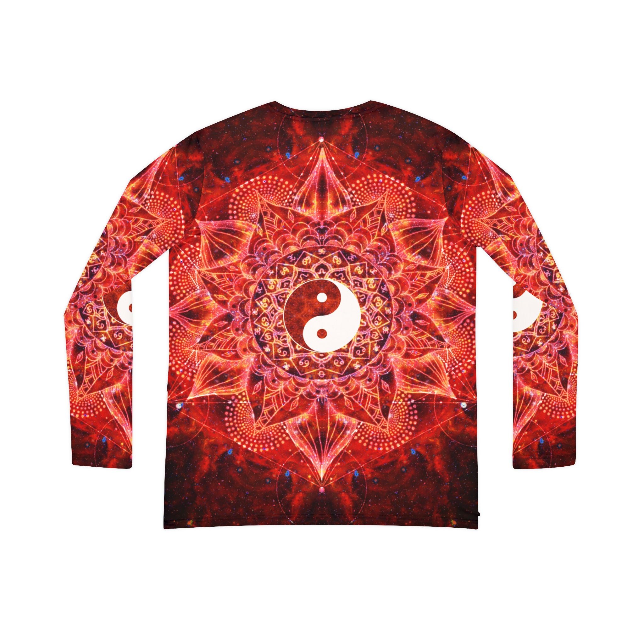 Muladhara Yin Yang Meditations Long Sleeve V-neck Shirt