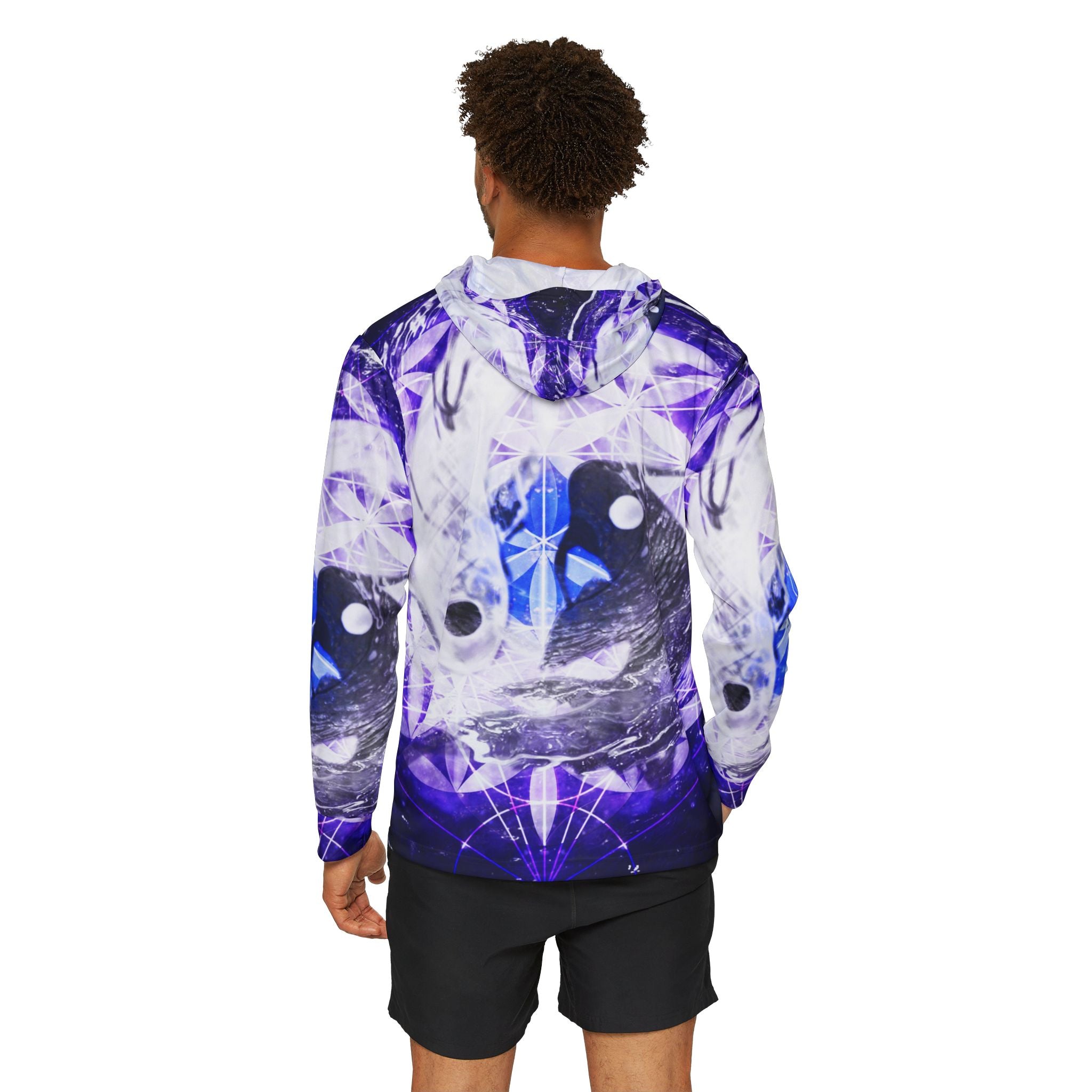 Katerina's We Will Go Home Desires Koi Meditations Men's Warmup Hoodie
