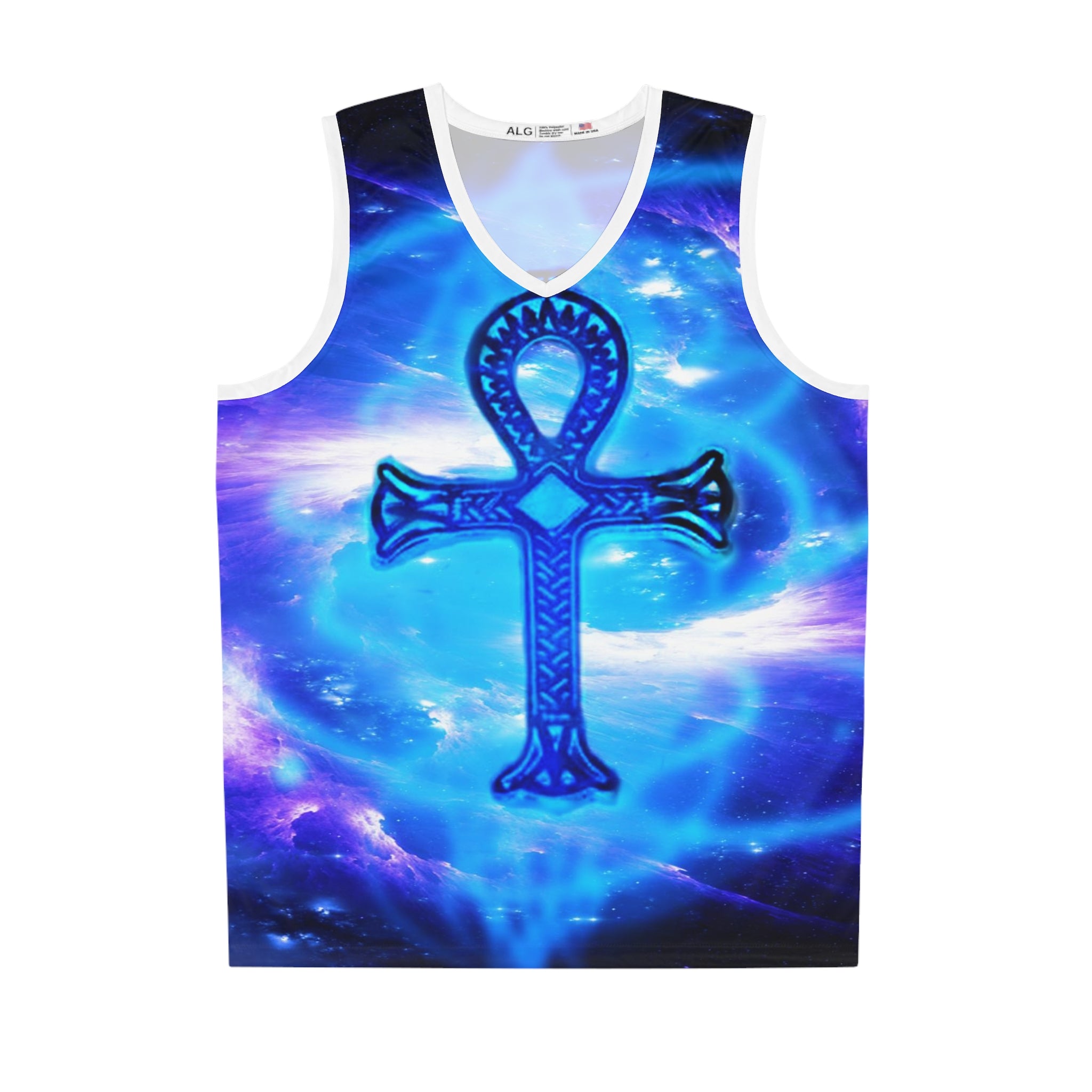 Amethyst Sapphire Ankh Dreams Basketball Jersey