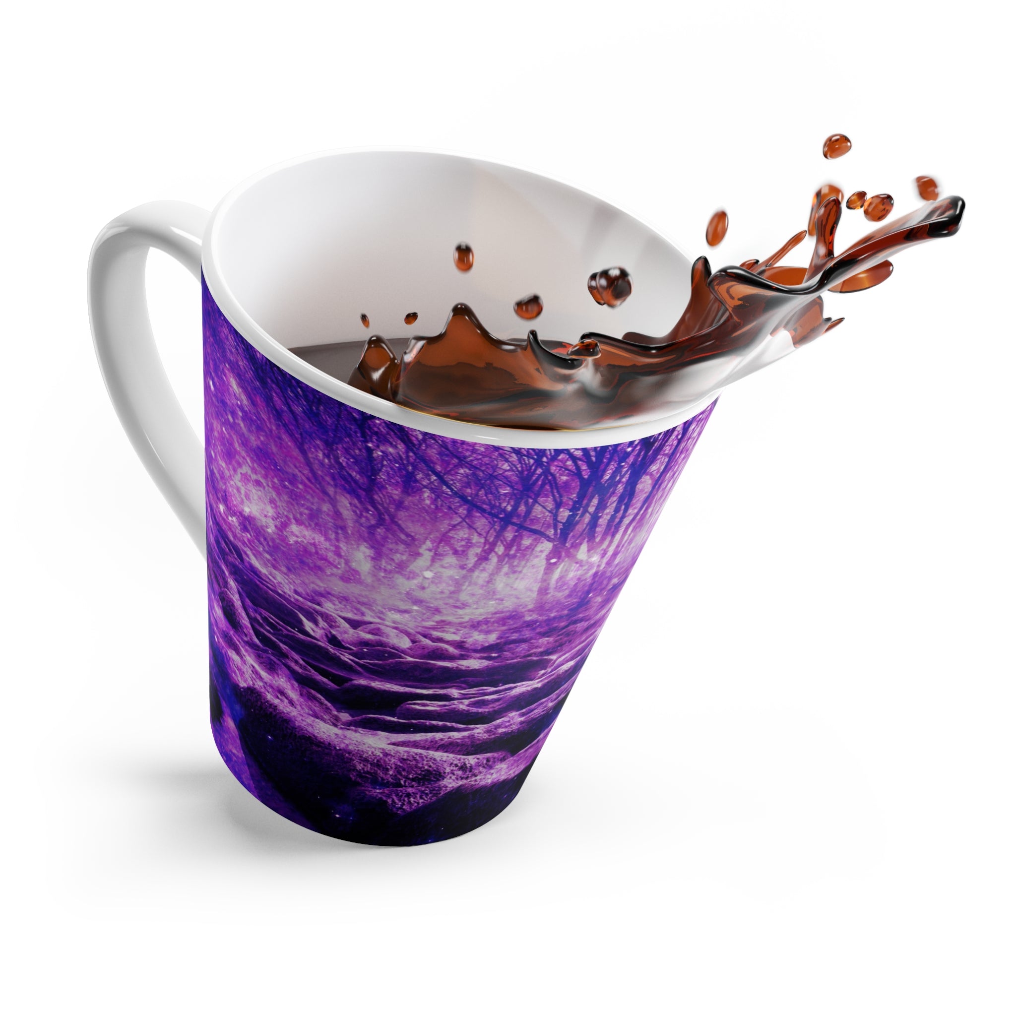Sahasrara Desires Clearing in the Forest Dreams Latte Mug